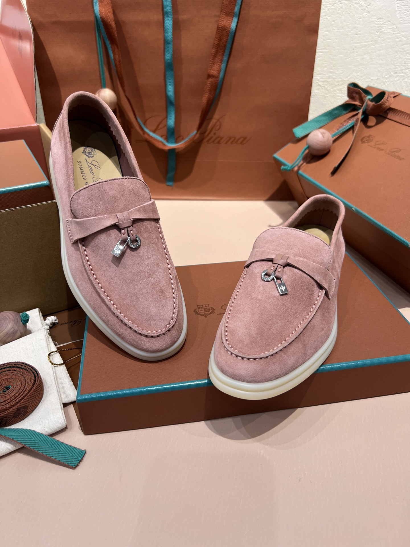 UA Loro Piana Summer Charms Walk Loafers