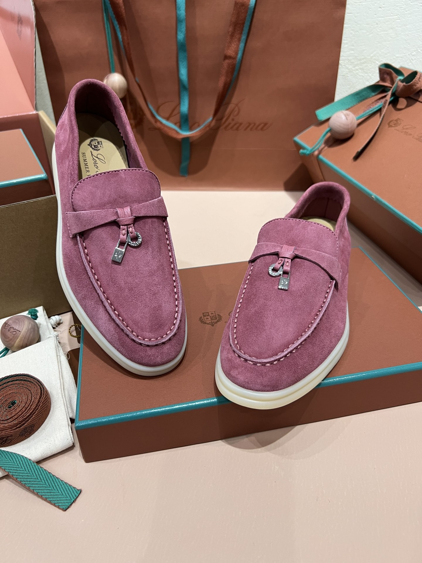 UA Loro Piana Summer Charms Walk Loafers