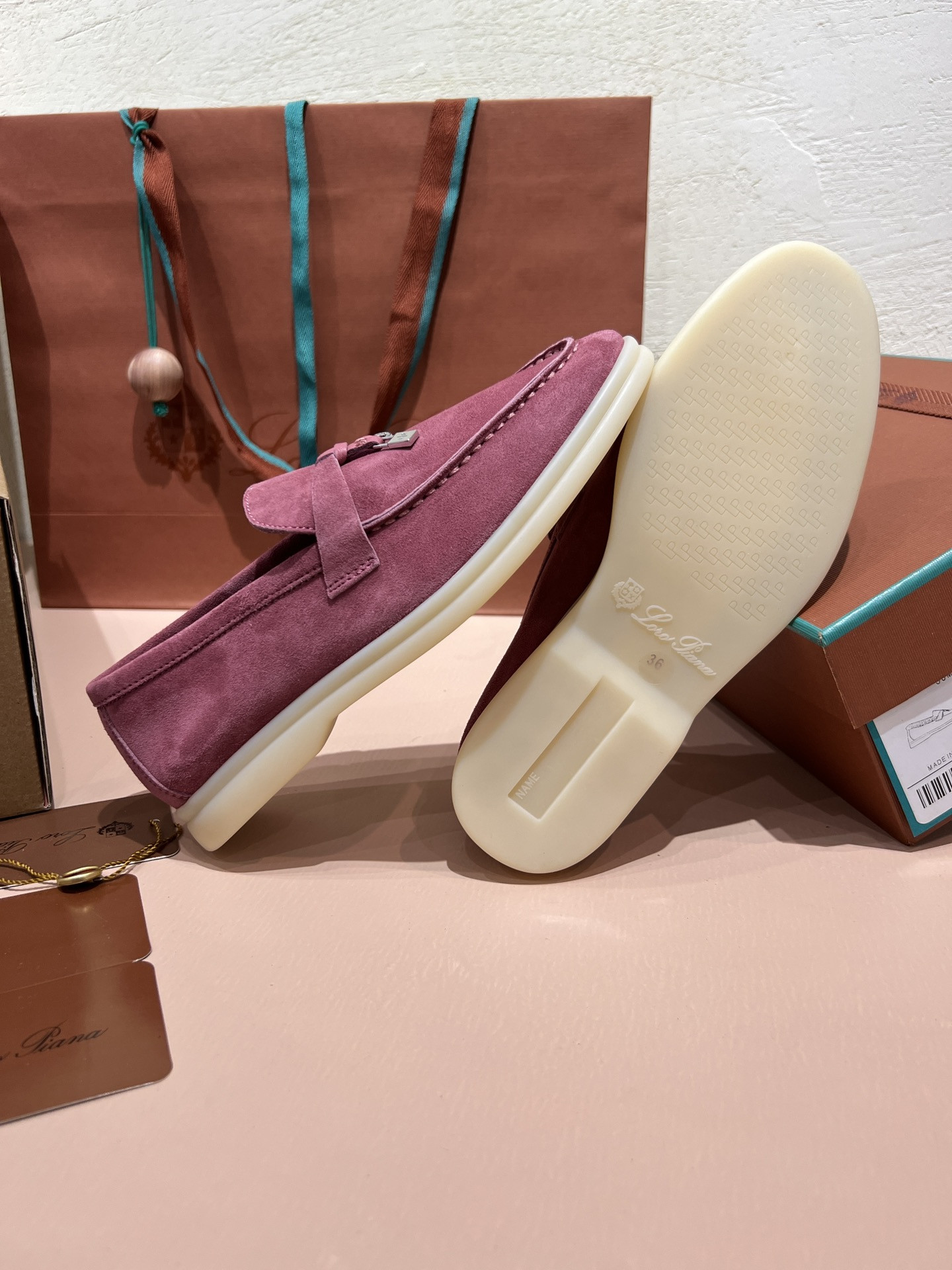 UA Loro Piana Summer Charms Walk Loafers