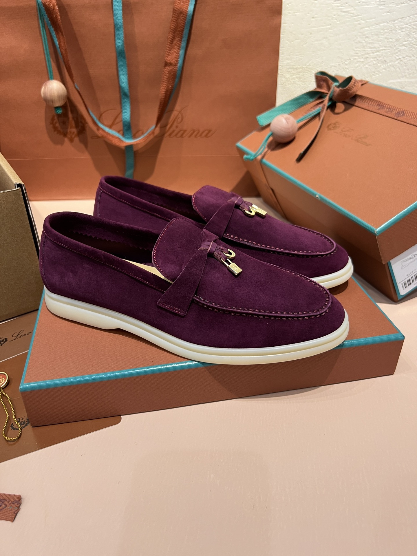 UA Loro Piana Summer Charms Walk Loafers