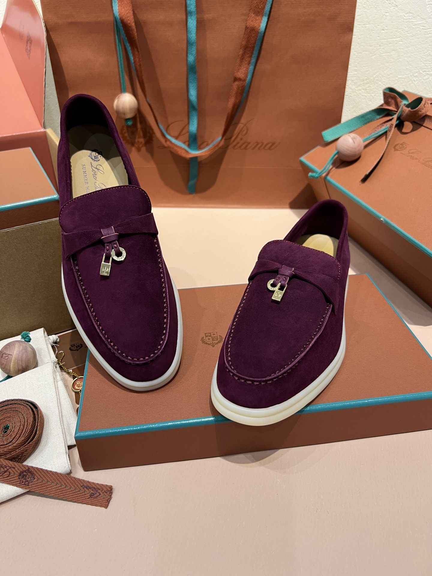 UA Loro Piana Summer Charms Walk Loafers