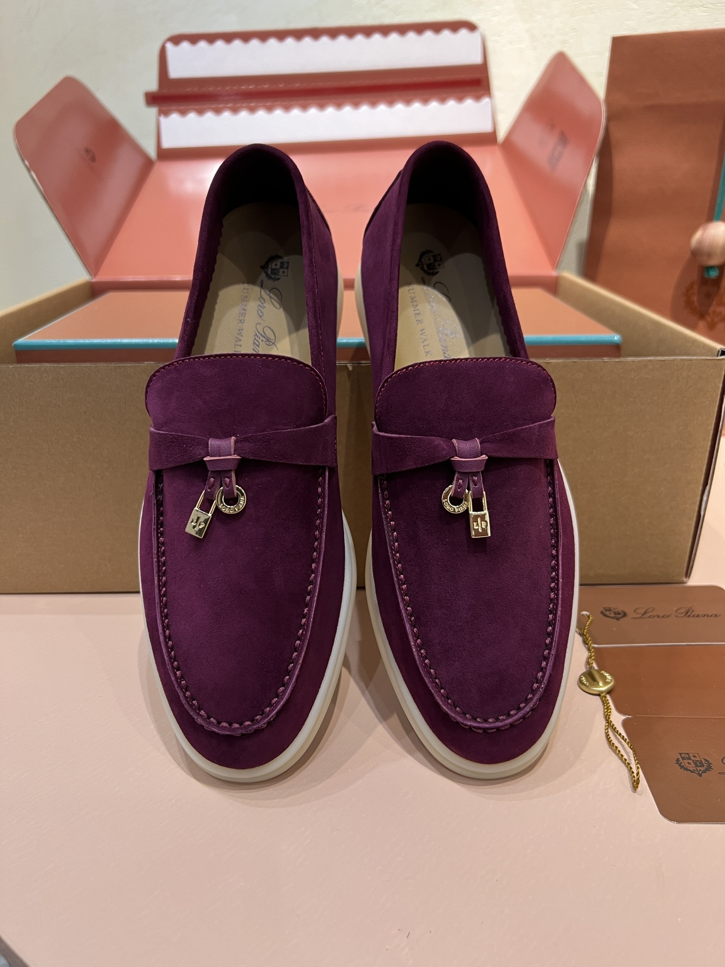 UA Loro Piana Summer Charms Walk Loafers