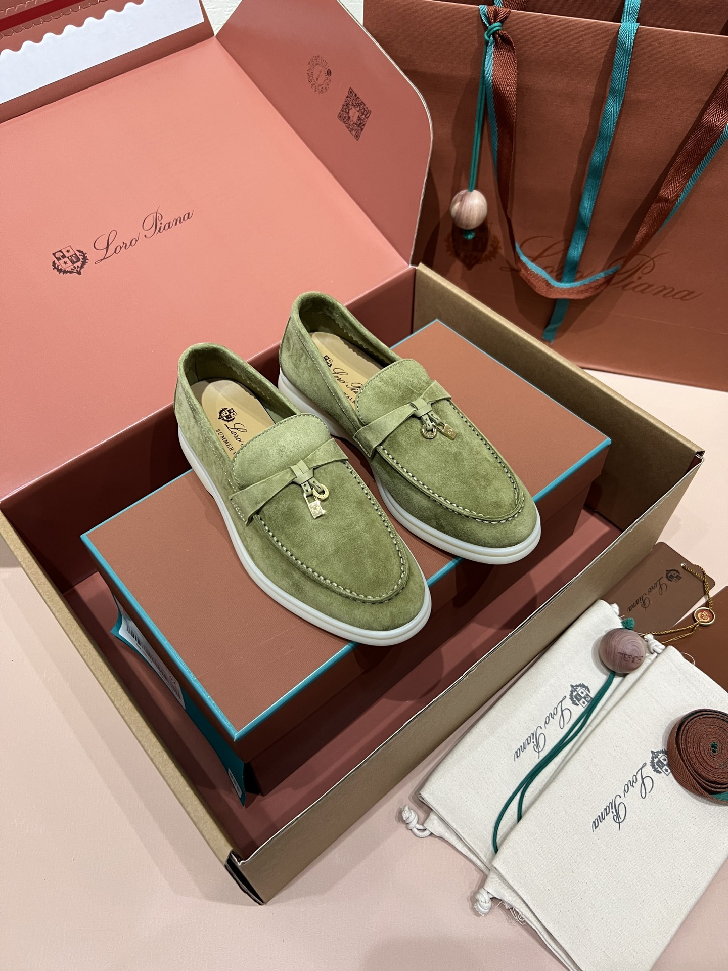 UA Loro Piana Summer Charms Walk Loafers