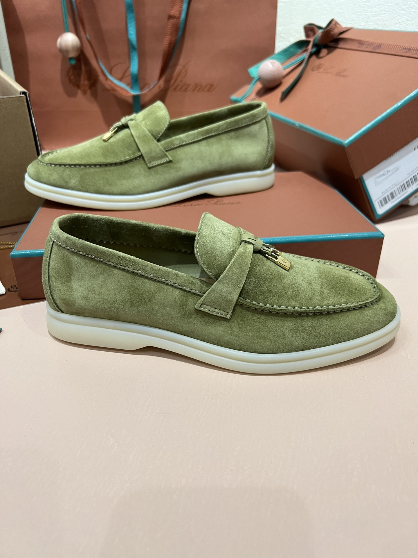 UA Loro Piana Summer Charms Walk Loafers