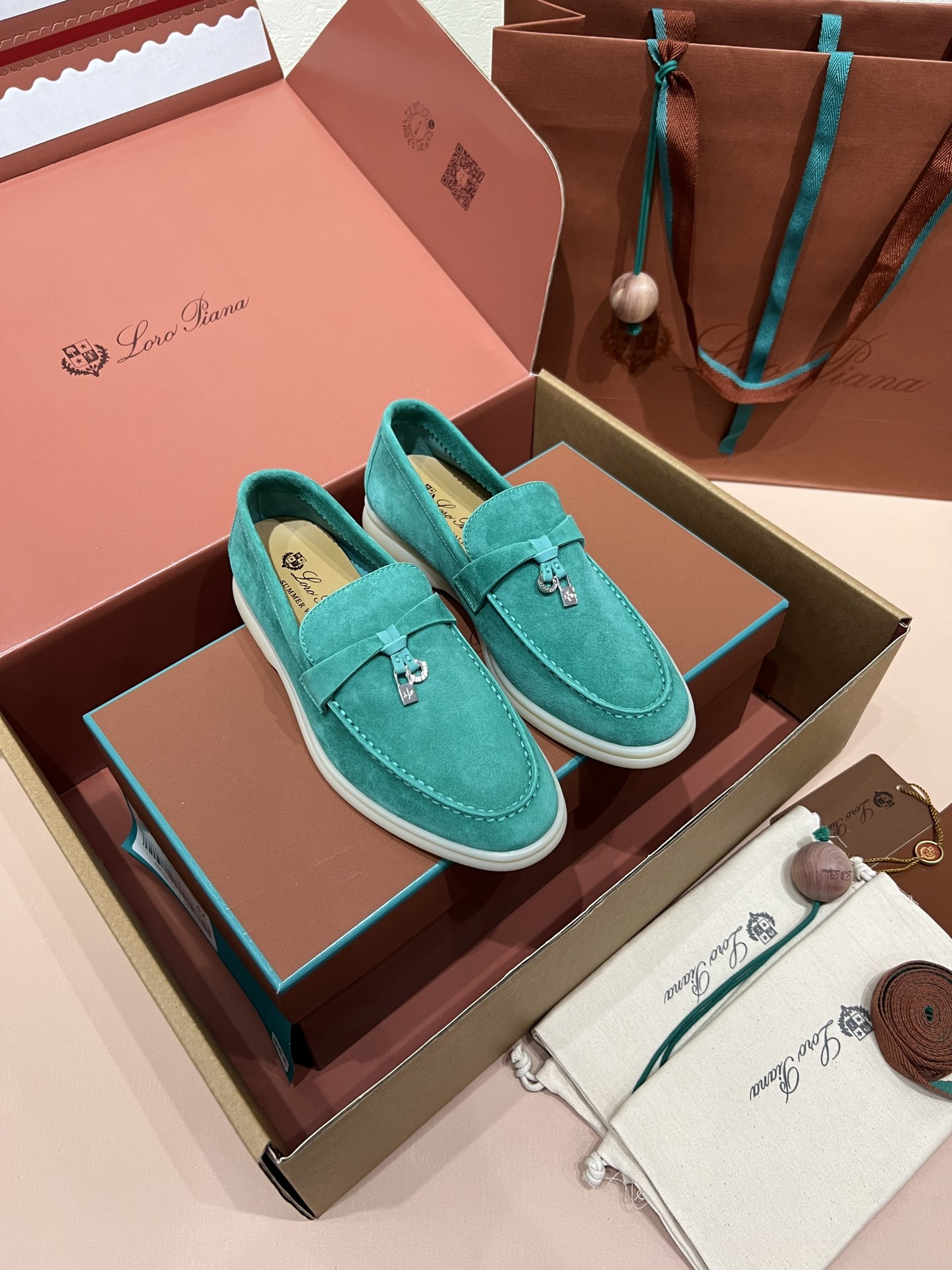 UA Loro Piana Summer Charms Walk Loafers