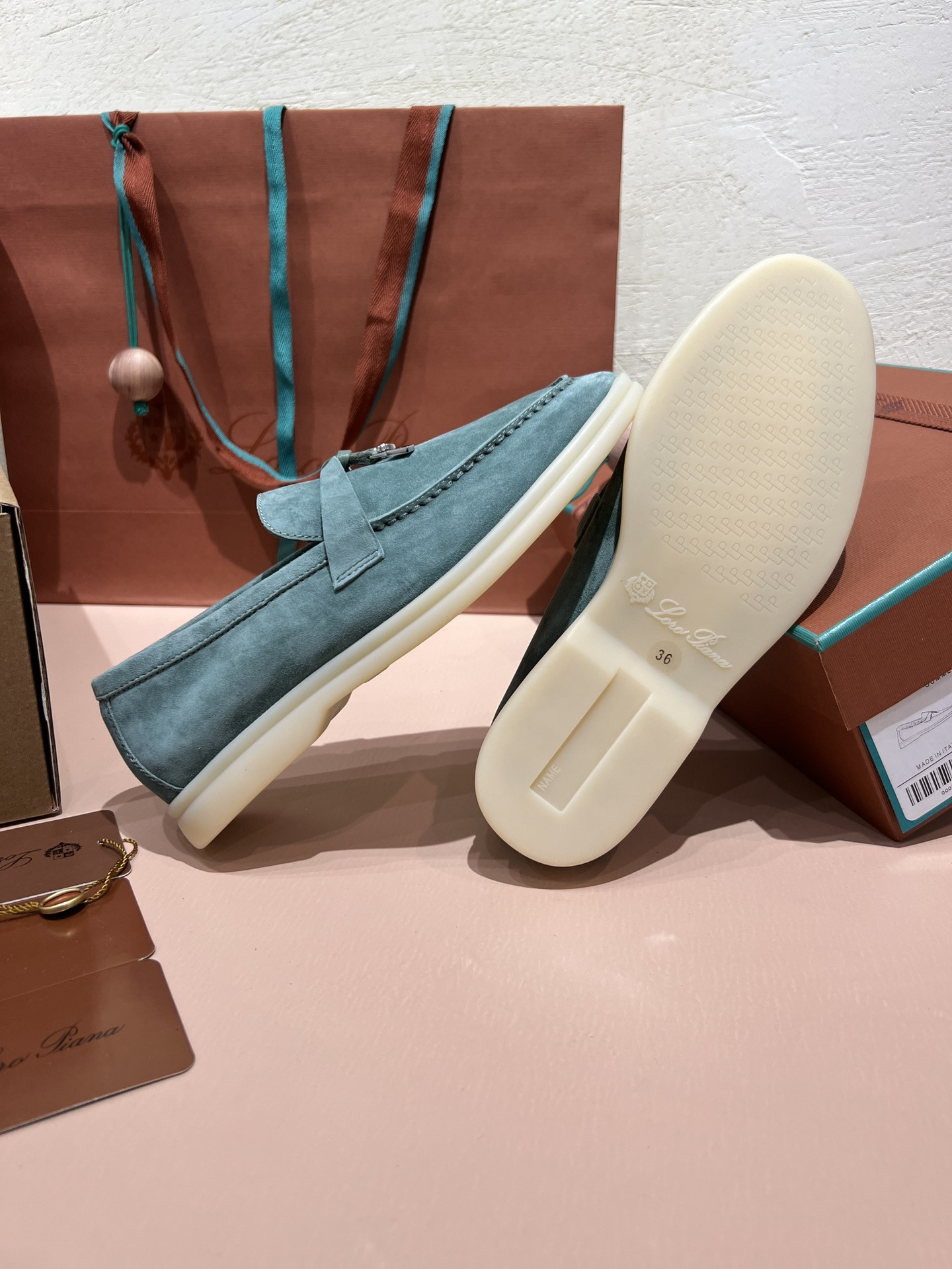 UA Loro Piana Summer Charms Walk Loafers