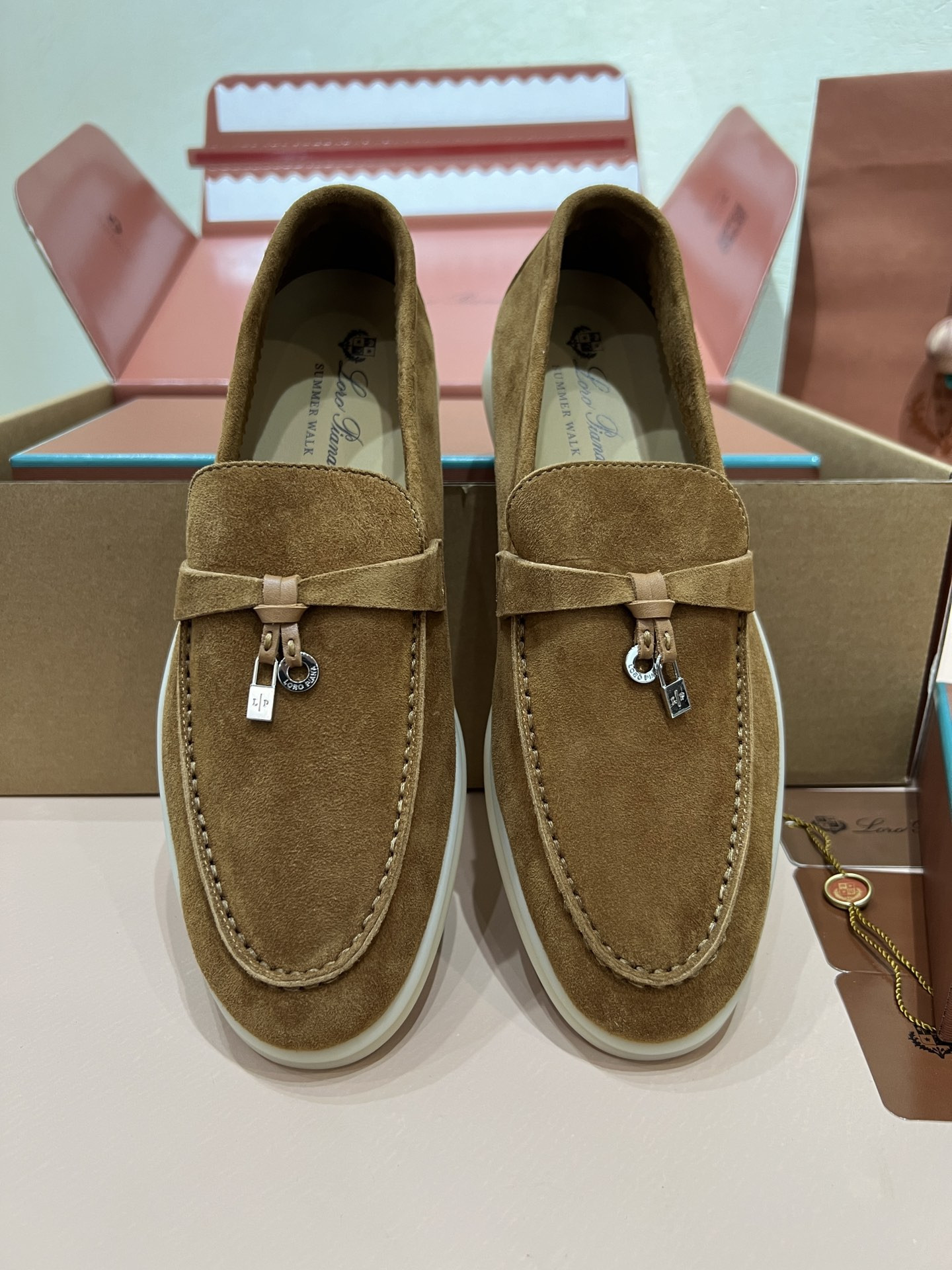 UA Loro Piana Summer Charms Walk Loafers