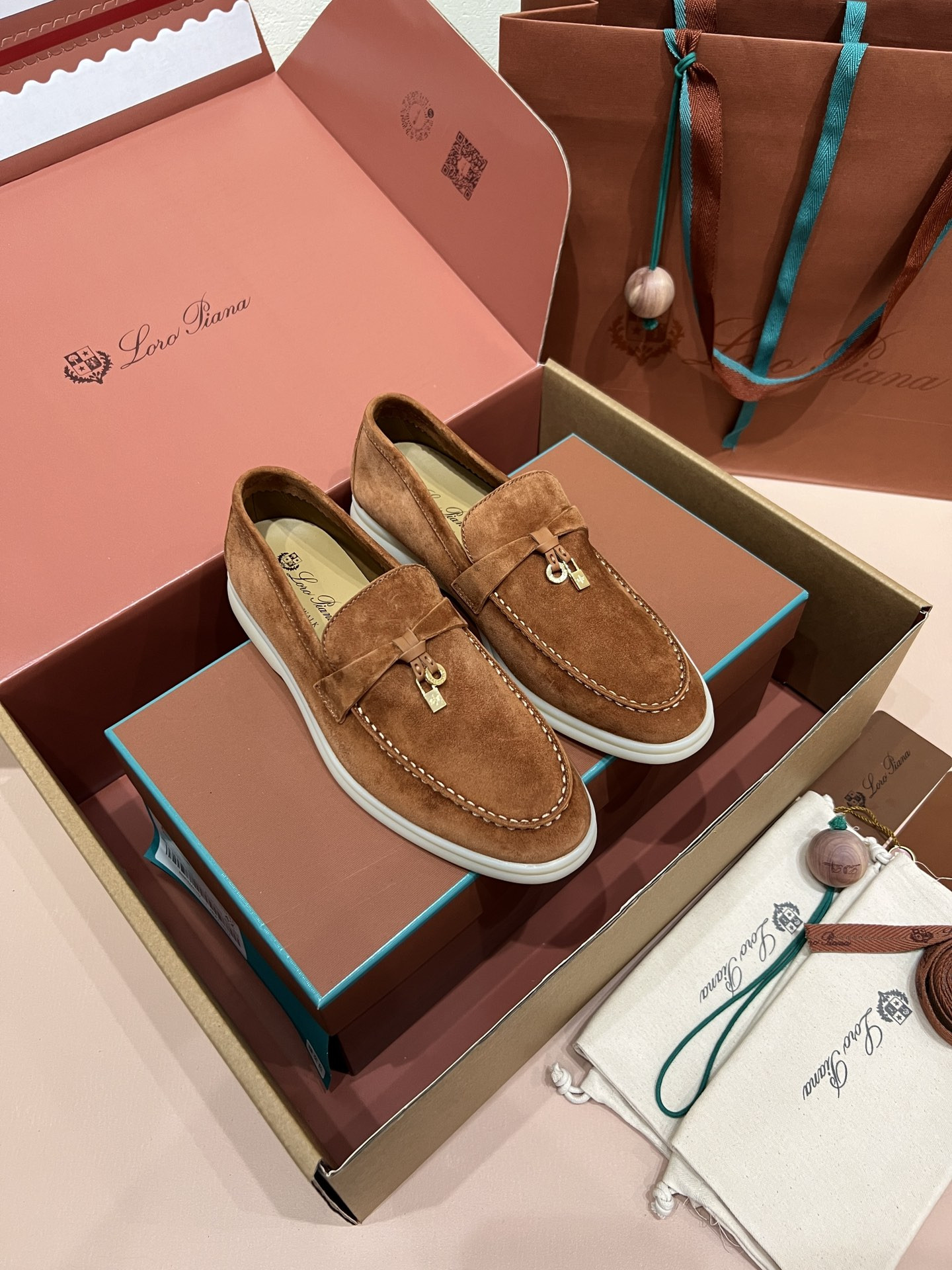 UA Loro Piana Summer Charms Walk Loafers