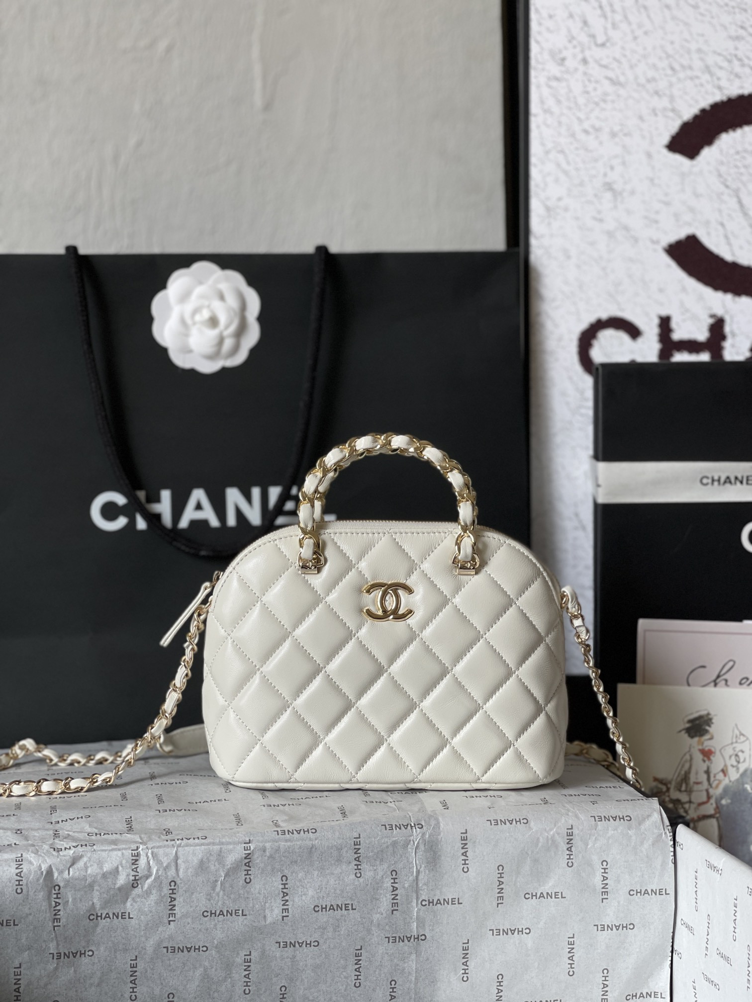 Chanel Small Shopping Bag 15x20x6CM