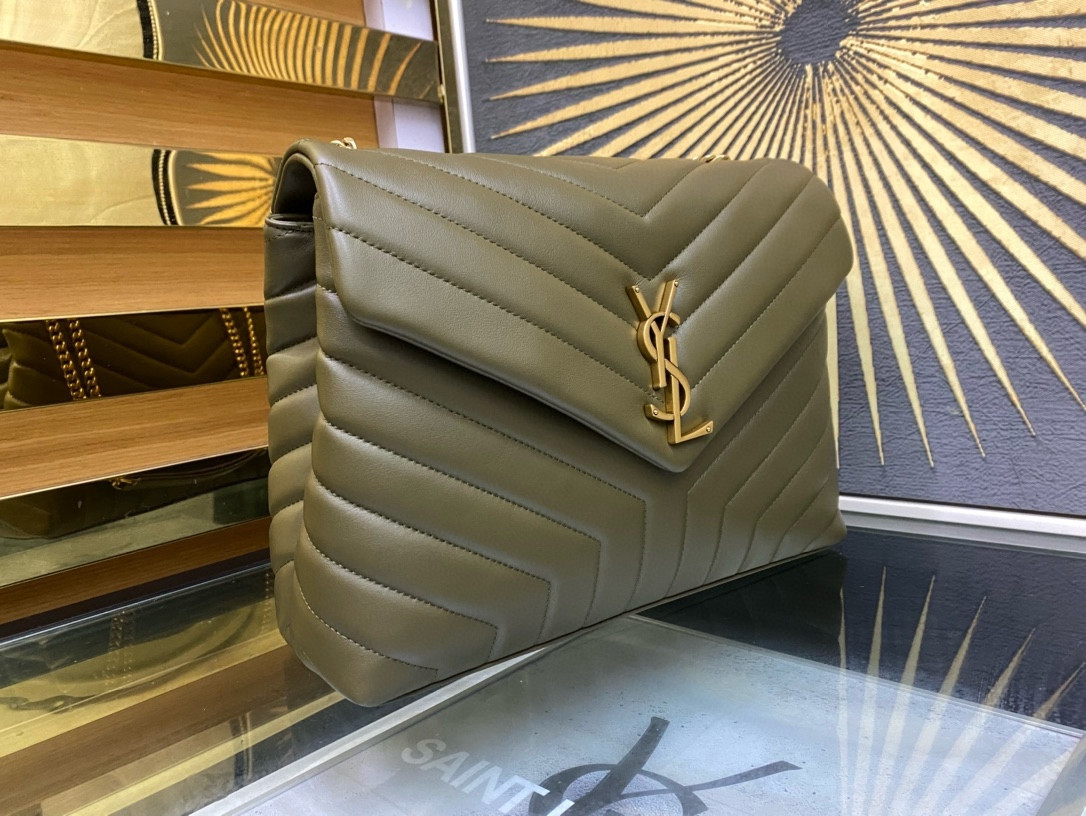 YSL LOULOU QUILTED LEATHER 32x22x9cm