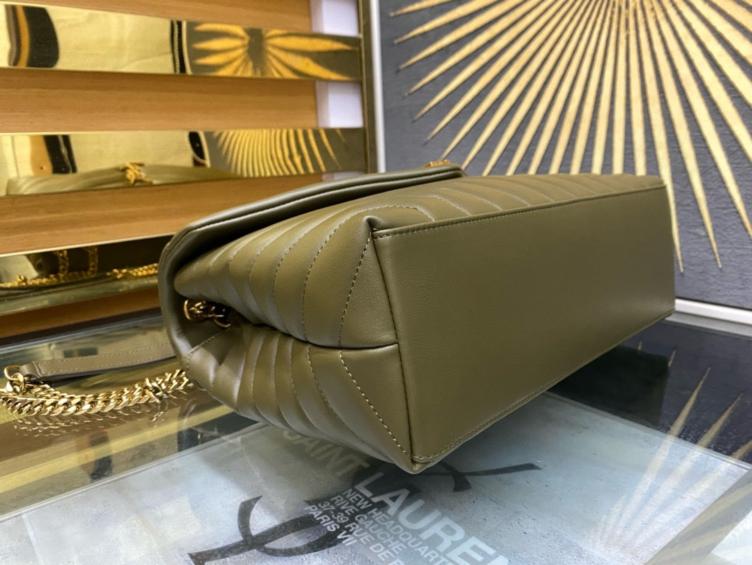 YSL LOULOU QUILTED LEATHER 32x22x9cm