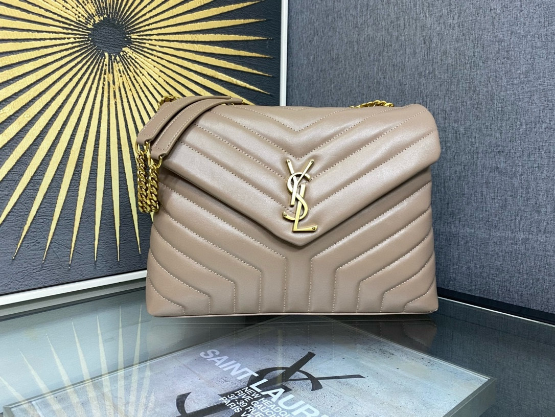 YSL LOULOU QUILTED LEATHER 32x22x9cm