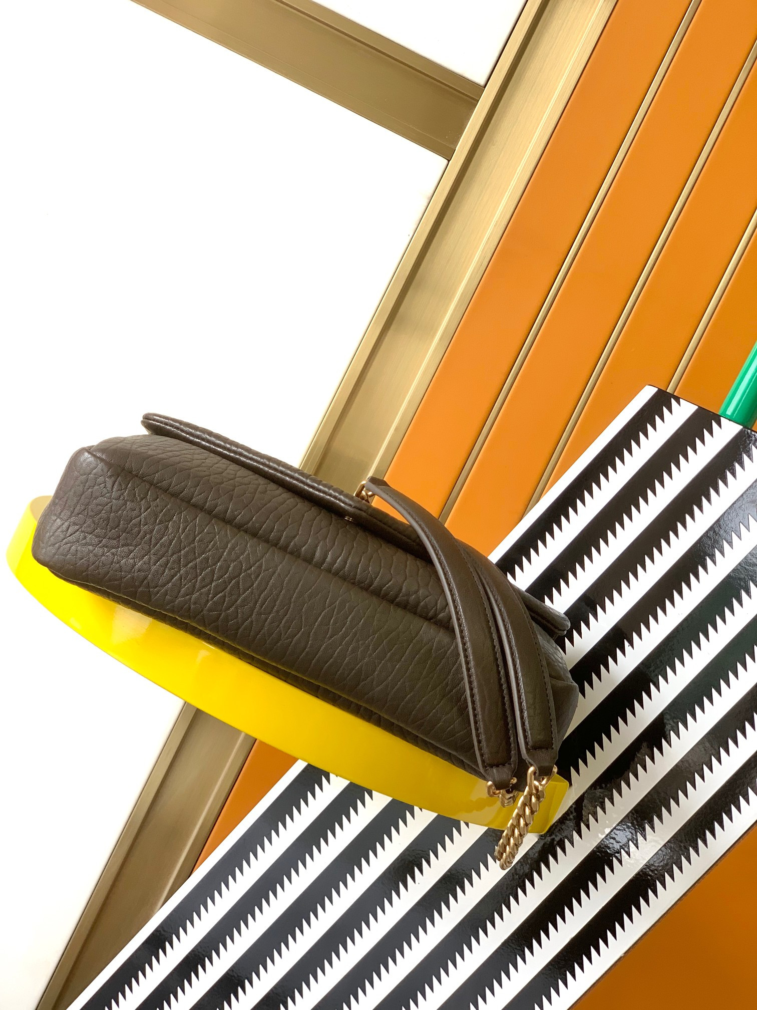 YSL Calypso small in plunged lambskin 26x14x7cm