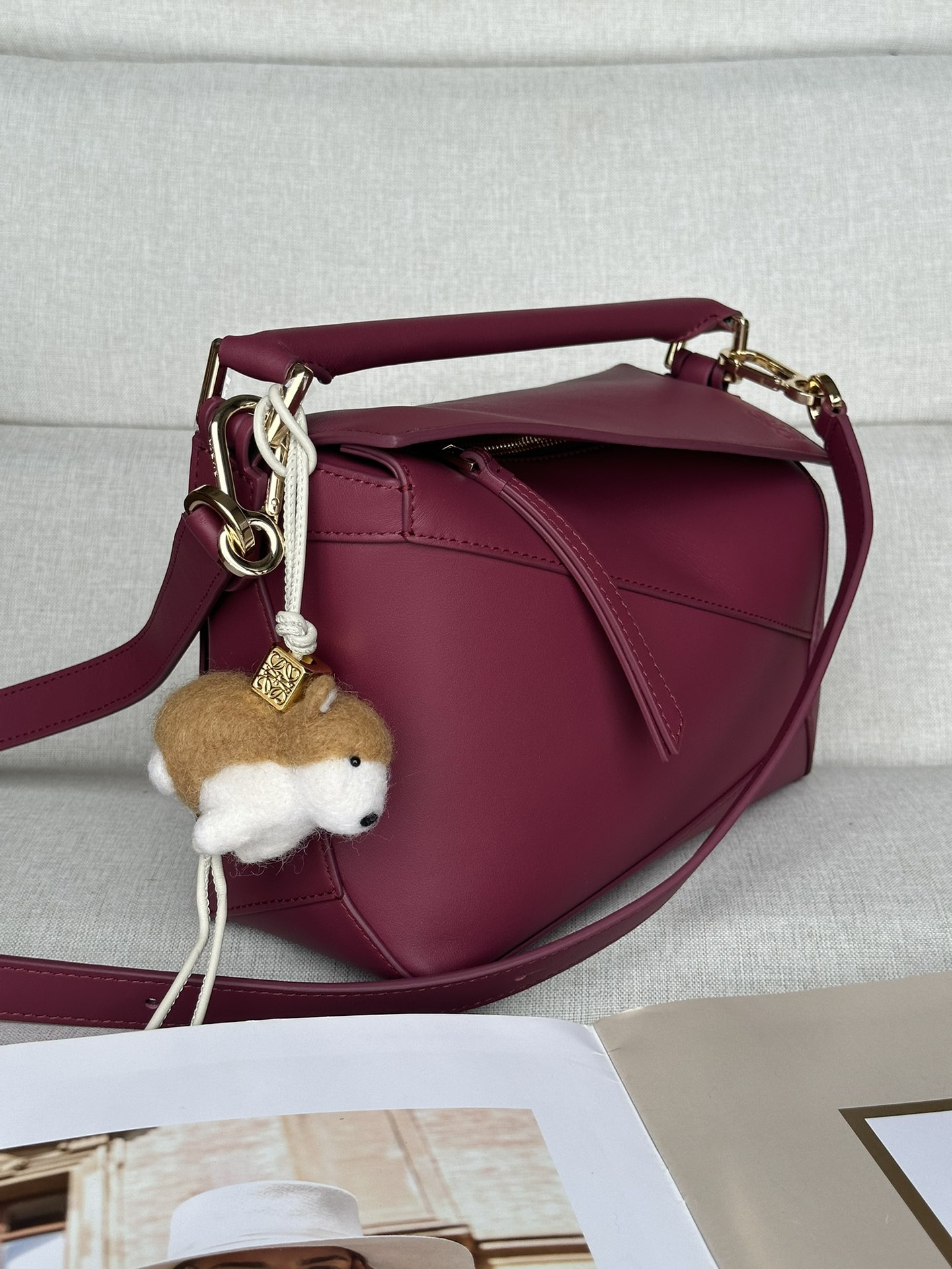 LOEWE Small Puzzle bag in classic calfskin 24x10.5x16.5cm
