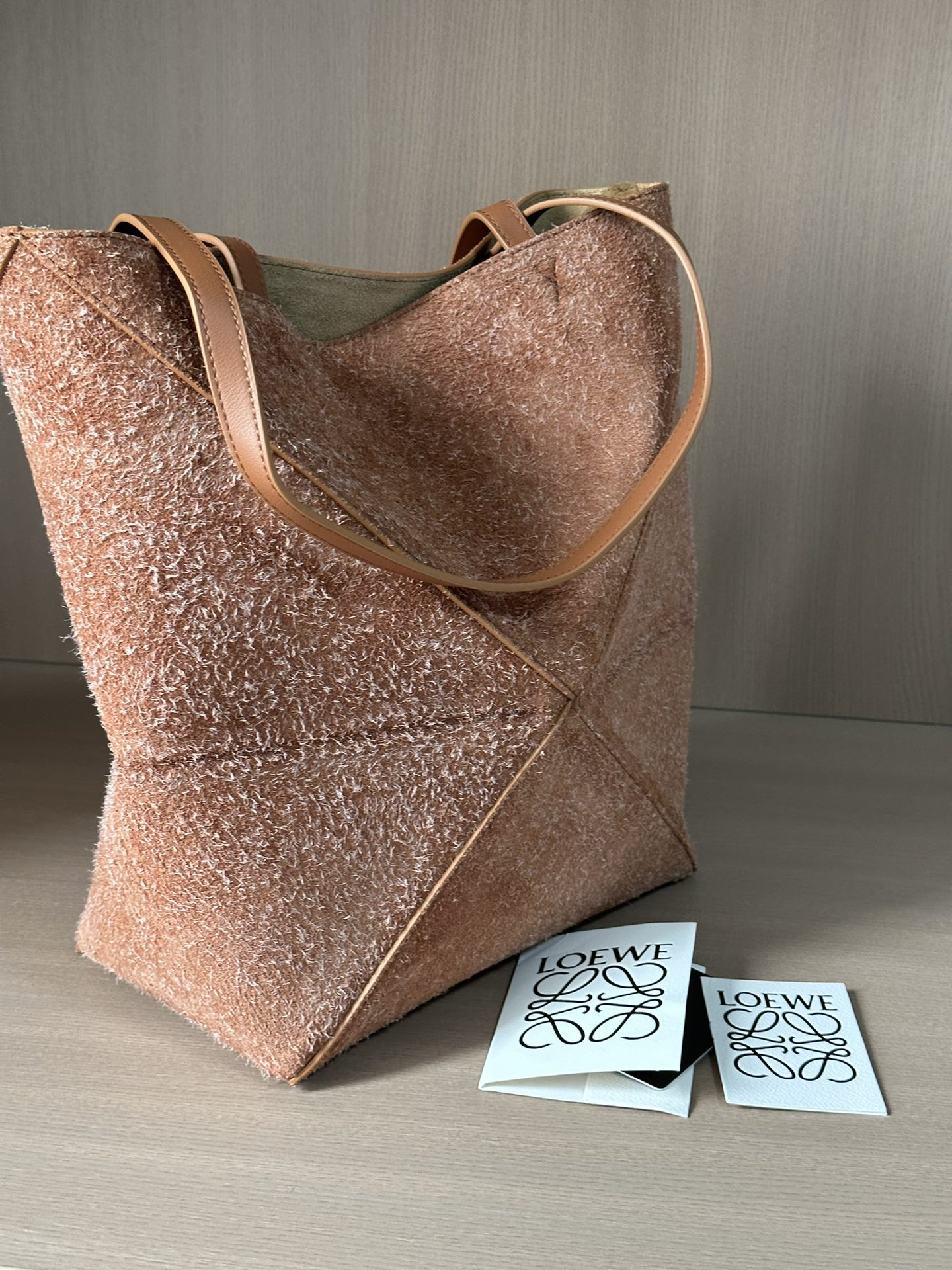 LOEWE Medium Puzzle Fold tote 25.5x14.5x31.5cm