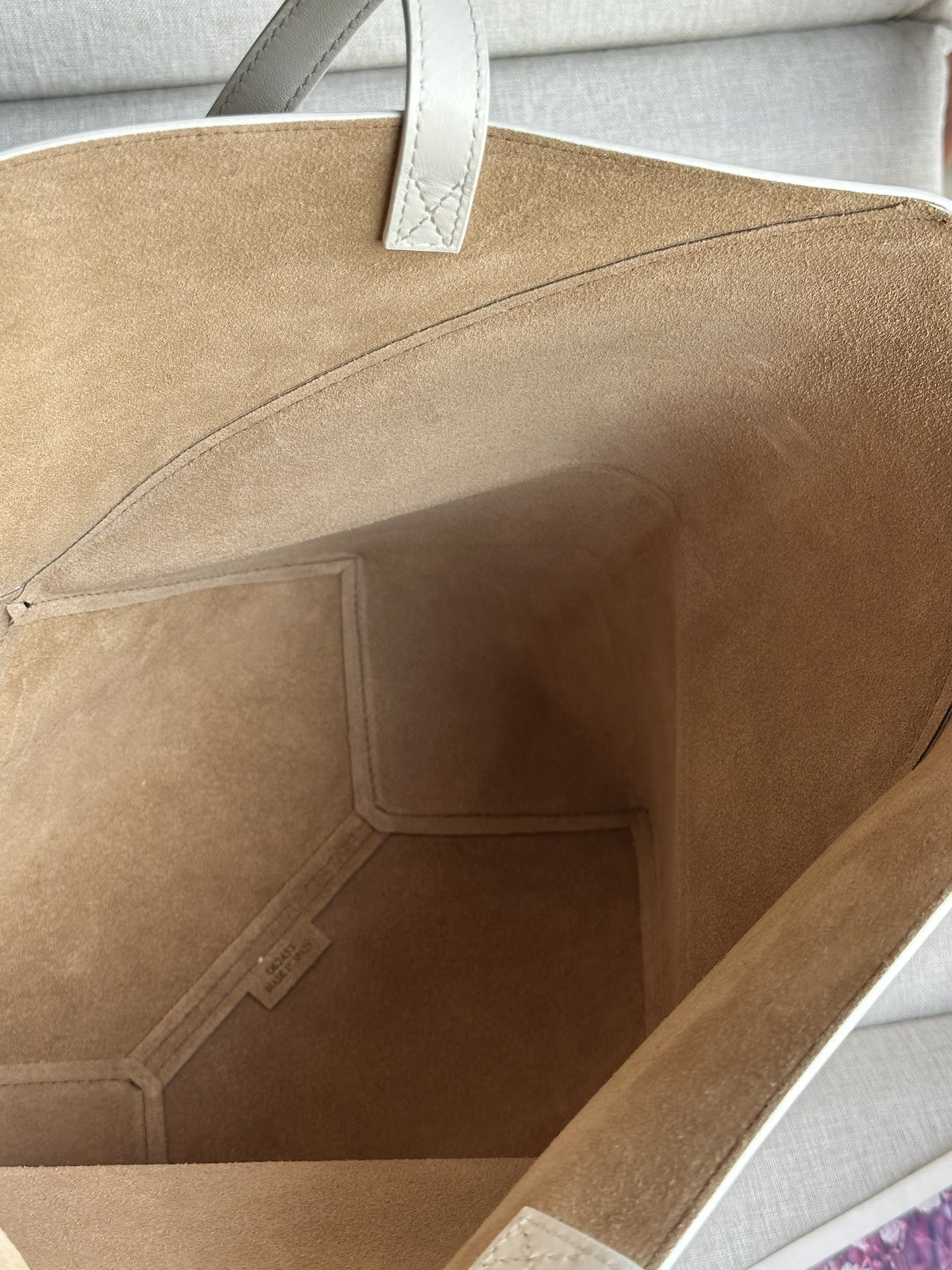 LOEWE Medium Puzzle Fold tote in shiny calfskin 25.5x14.5x31.5cm