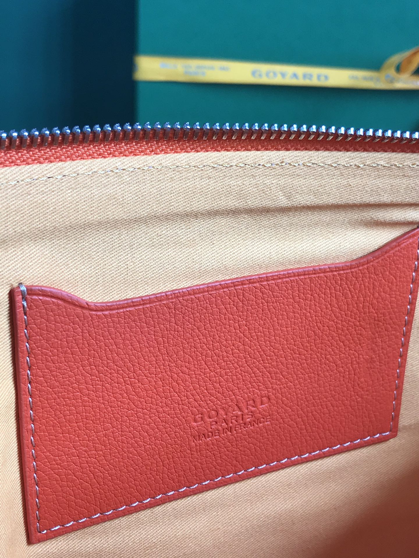 Goyard Goyardine Senat MM Pouch Palladium Hardware 36x26x0.5cm