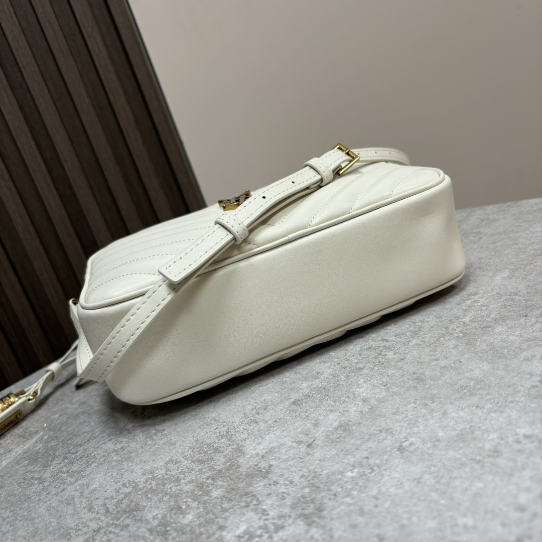 YSL LOU camera bag in quilted leather 23x16x6cm