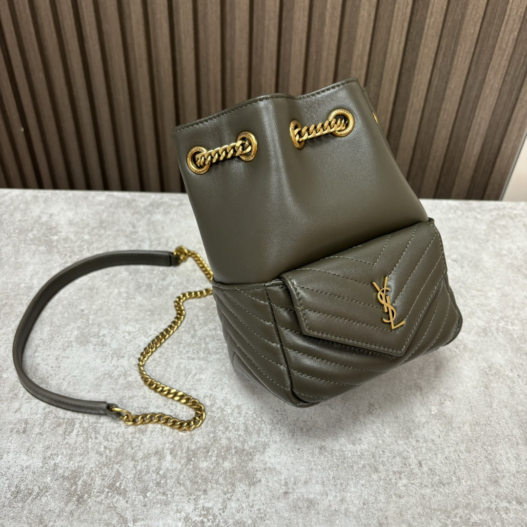 YSL MINI JOE IN LAMBSKIN 19x13x13cm