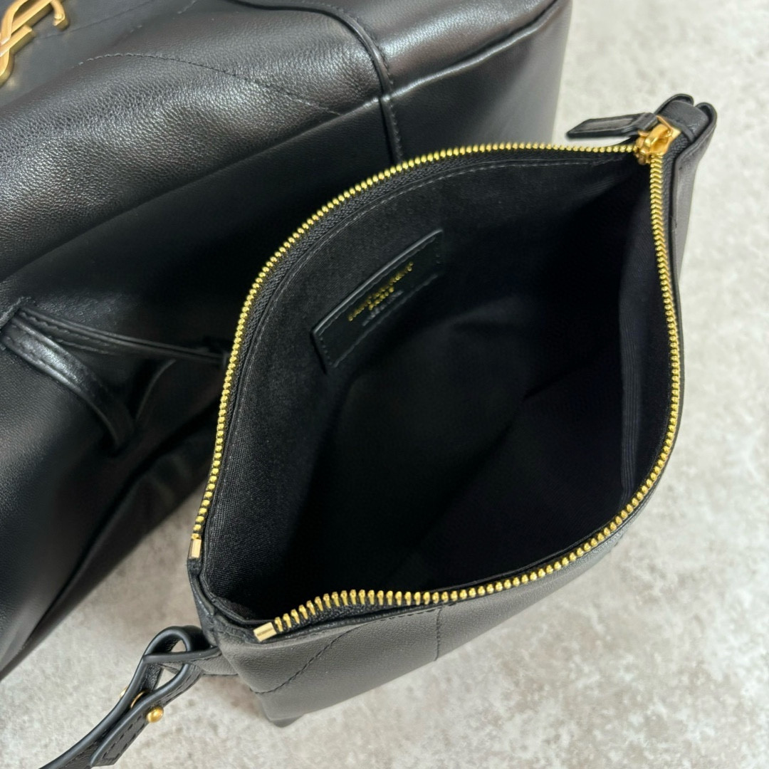 YSL JAMIE 4.3 LARGE POCHON in lambskin 27x34x3cm