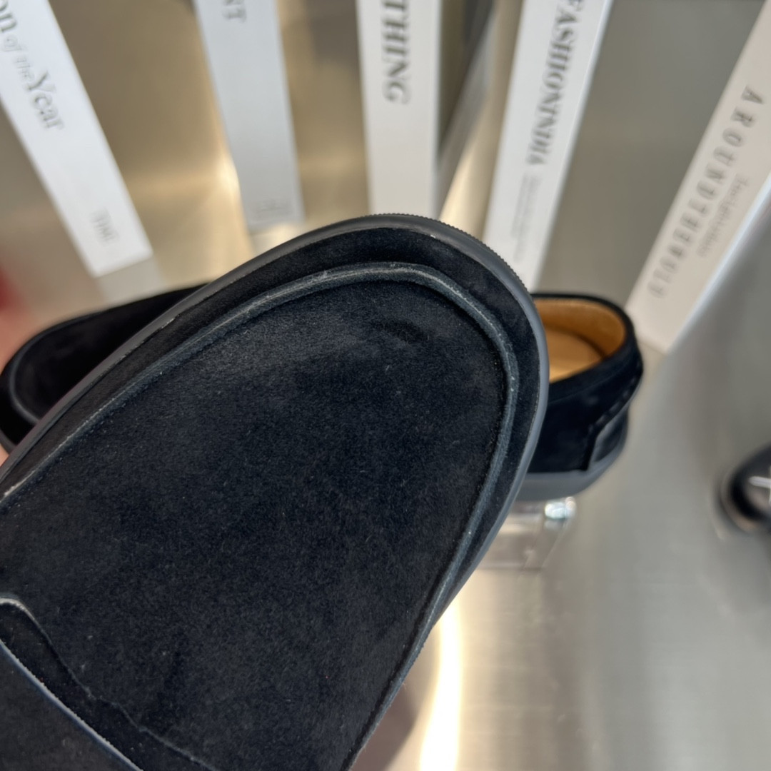 UA Christian Louboutin thick-soled loafers