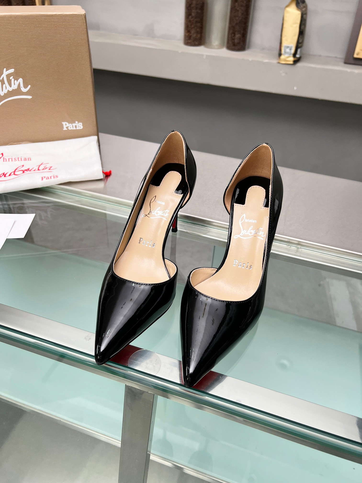UA Christian Louboutin CL red-bottom shoes