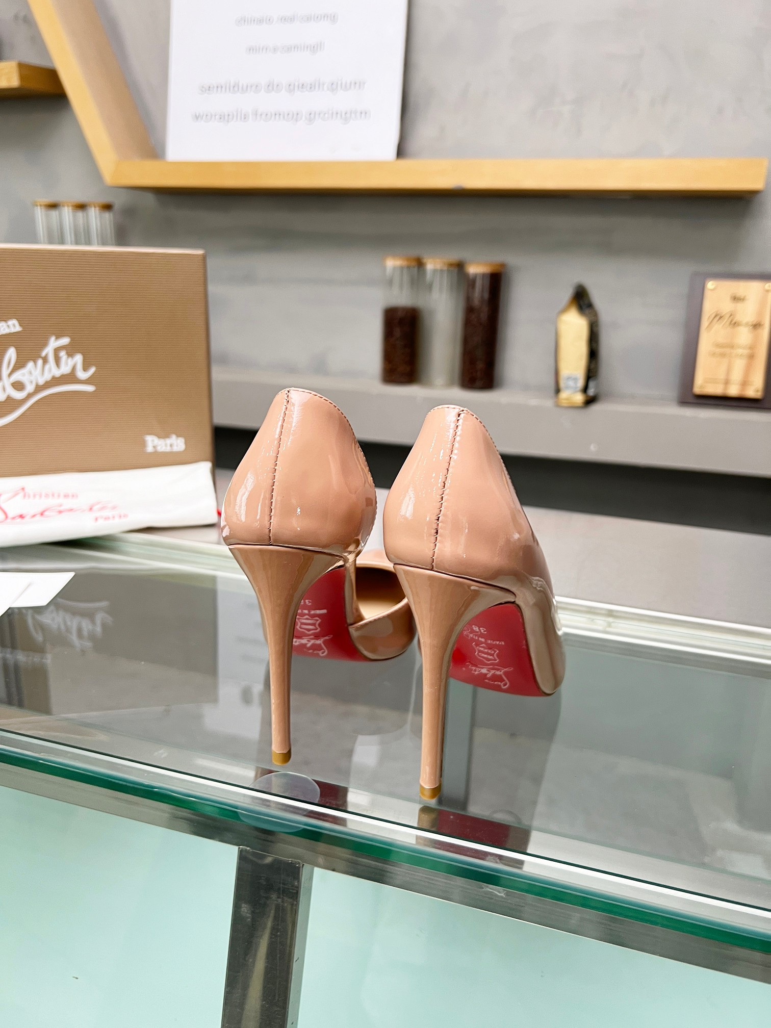 UA Christian Louboutin CL red-bottom shoes