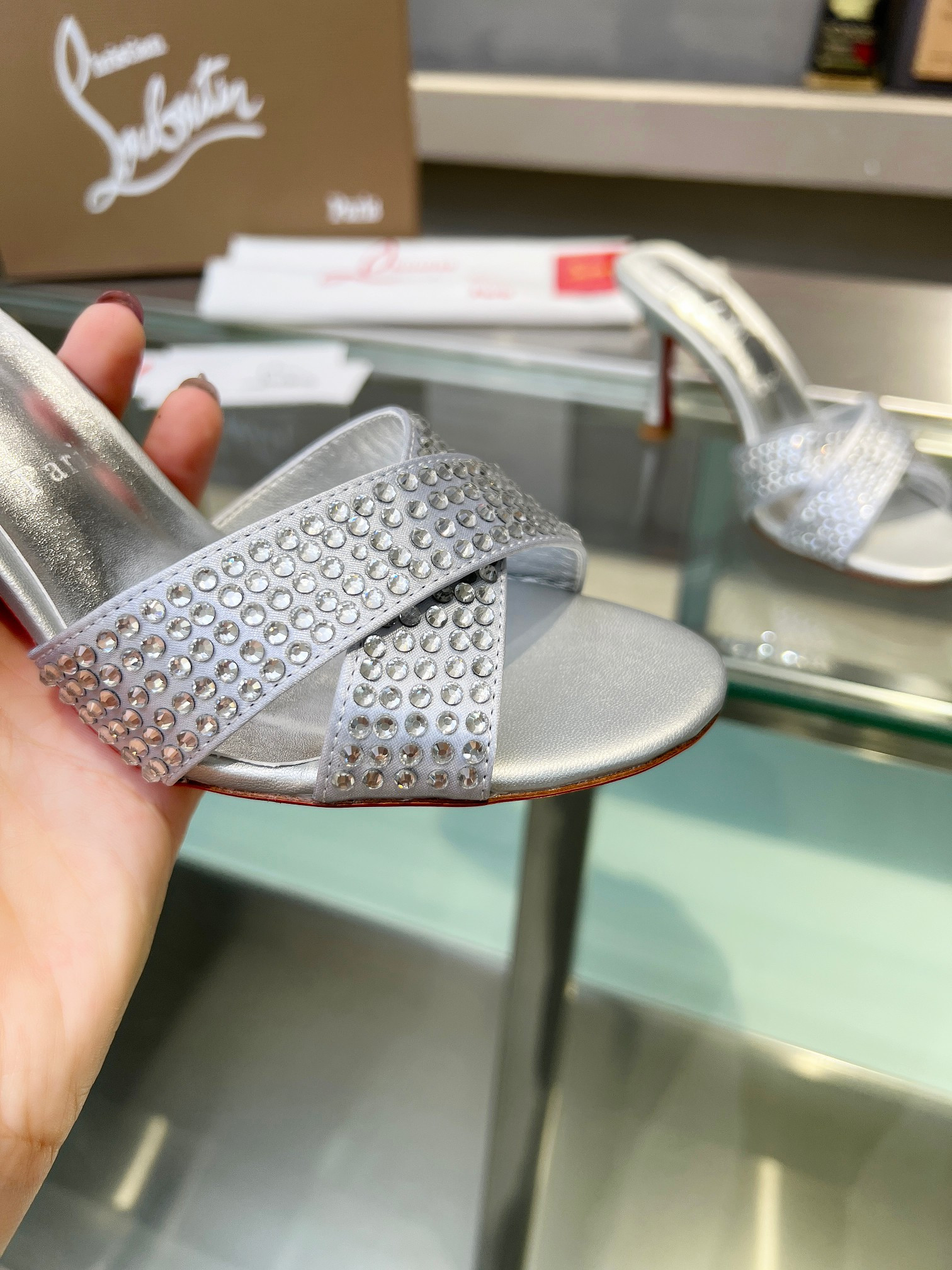 UA Christian Louboutin CL red-bottom shoes