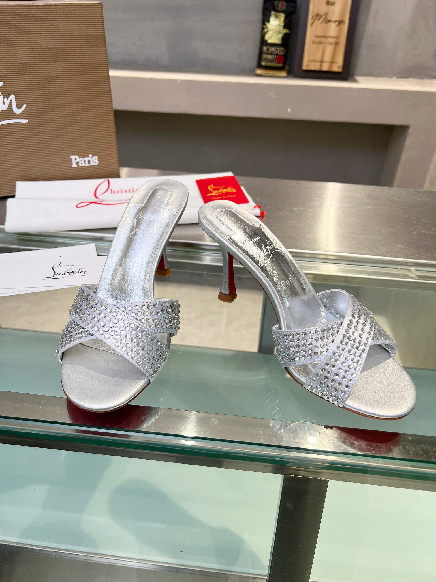 UA Christian Louboutin CL red-bottom shoes