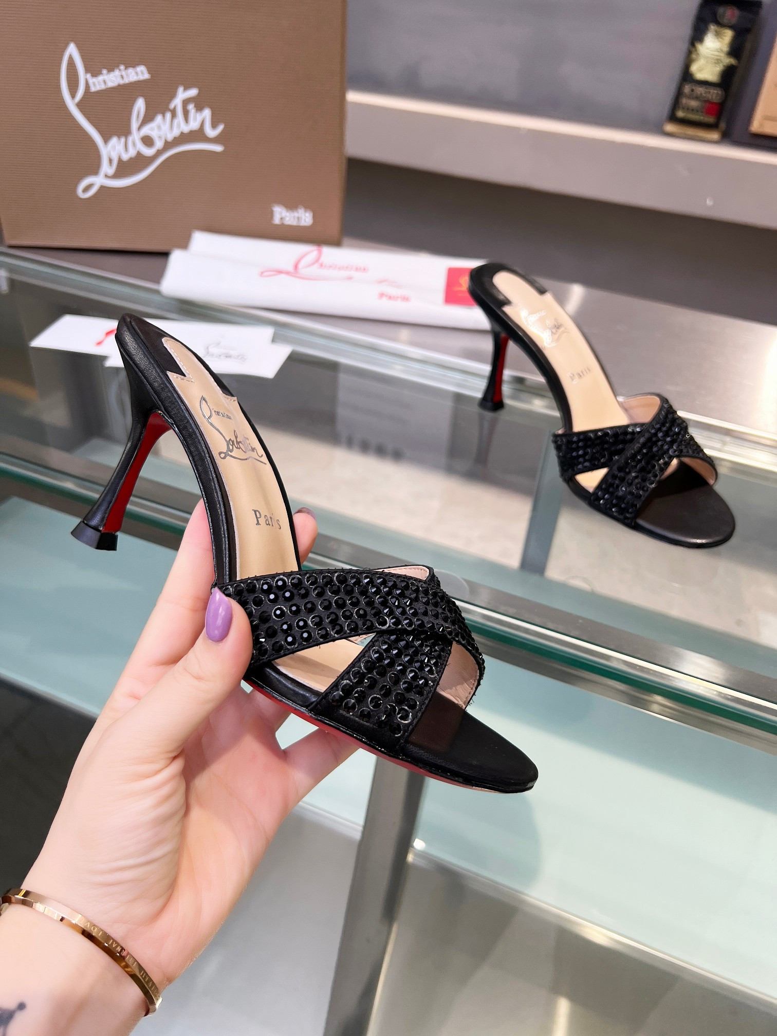 UA Christian Louboutin CL red-bottom shoes