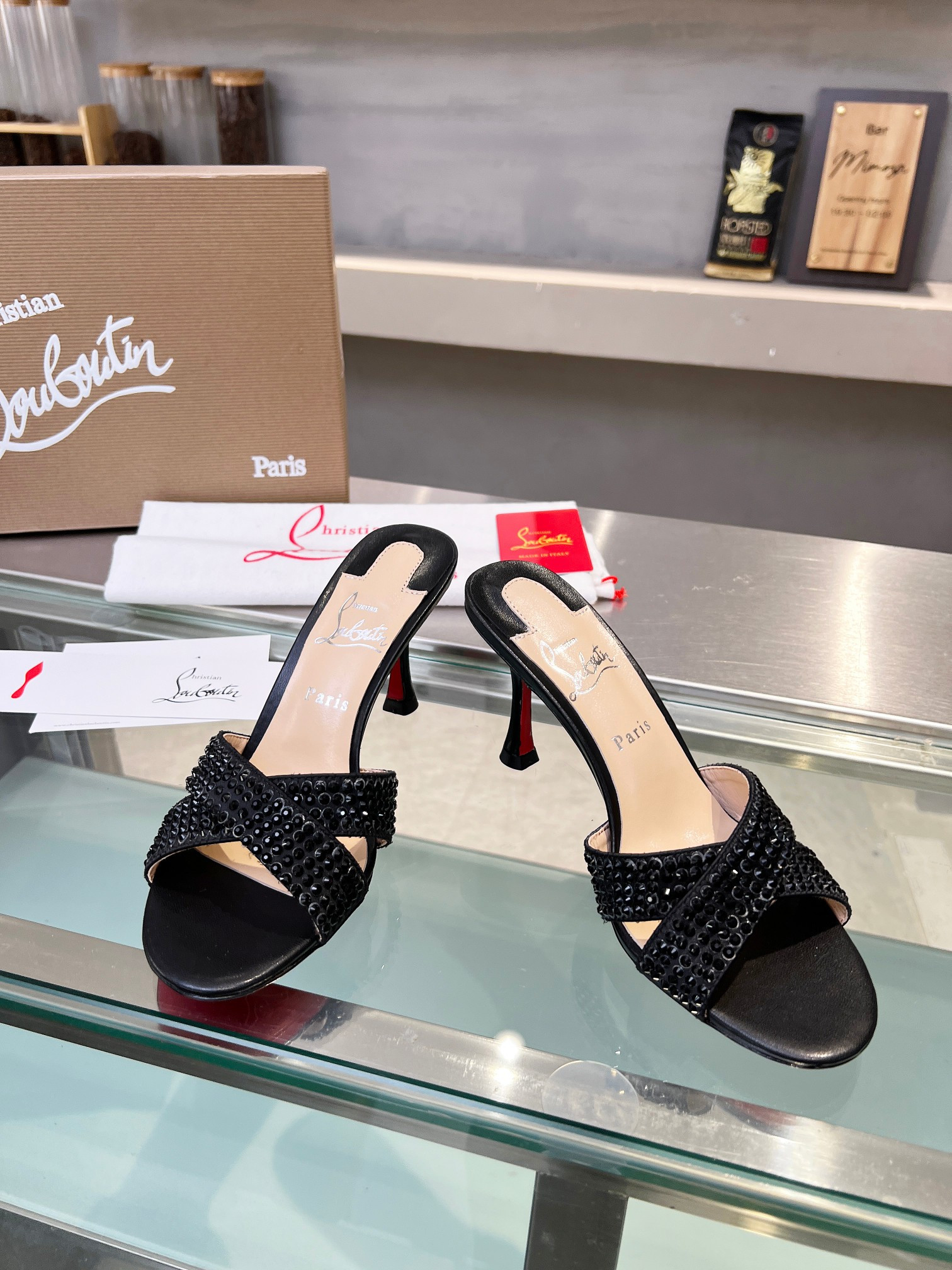 UA Christian Louboutin CL red-bottom shoes