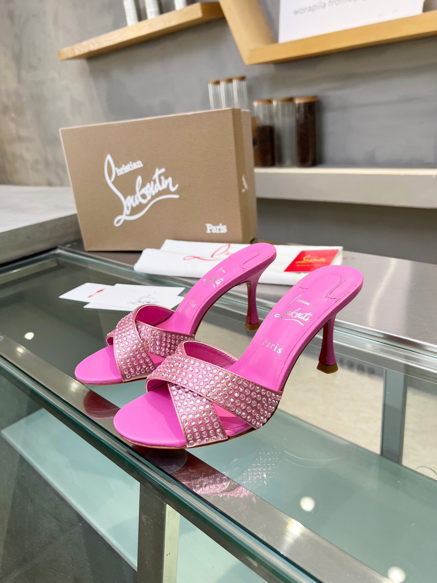 UA Christian Louboutin CL red-bottom shoes