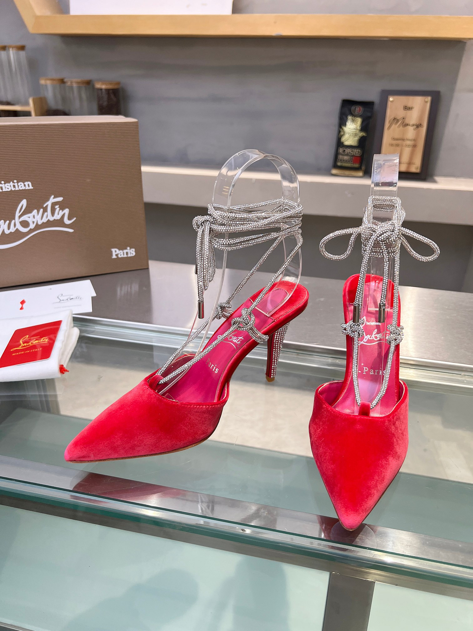 UA Christian Louboutin CL red-bottom shoes