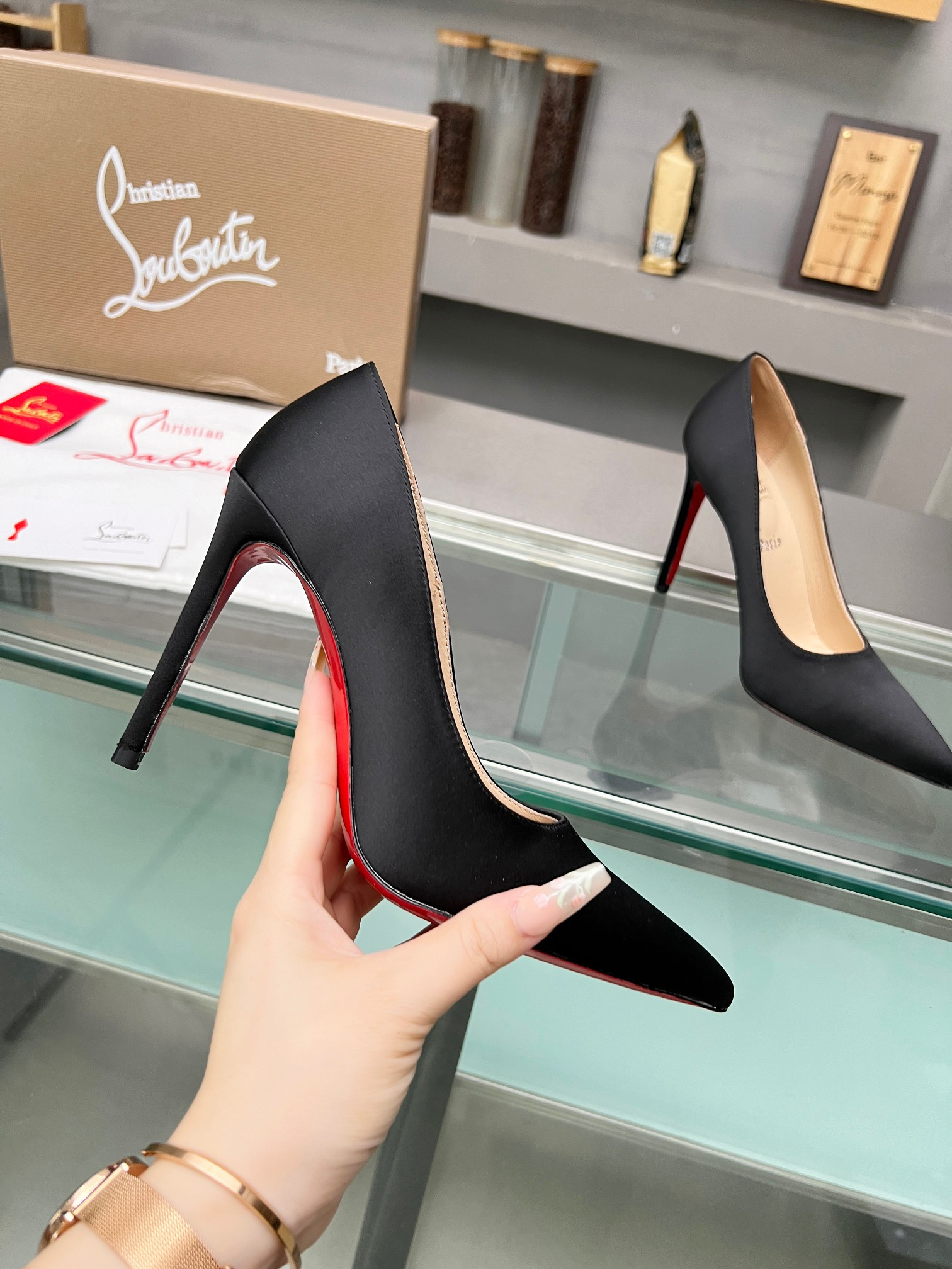 UA Christian Louboutin CL red-bottom shoes