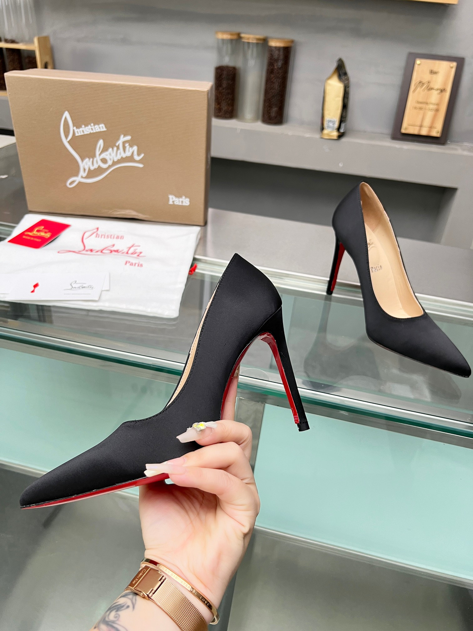 UA Christian Louboutin CL red-bottom shoes