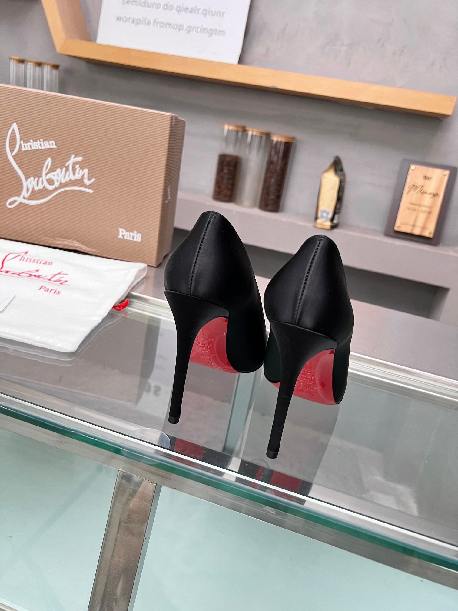 UA Christian Louboutin CL red-bottom shoes