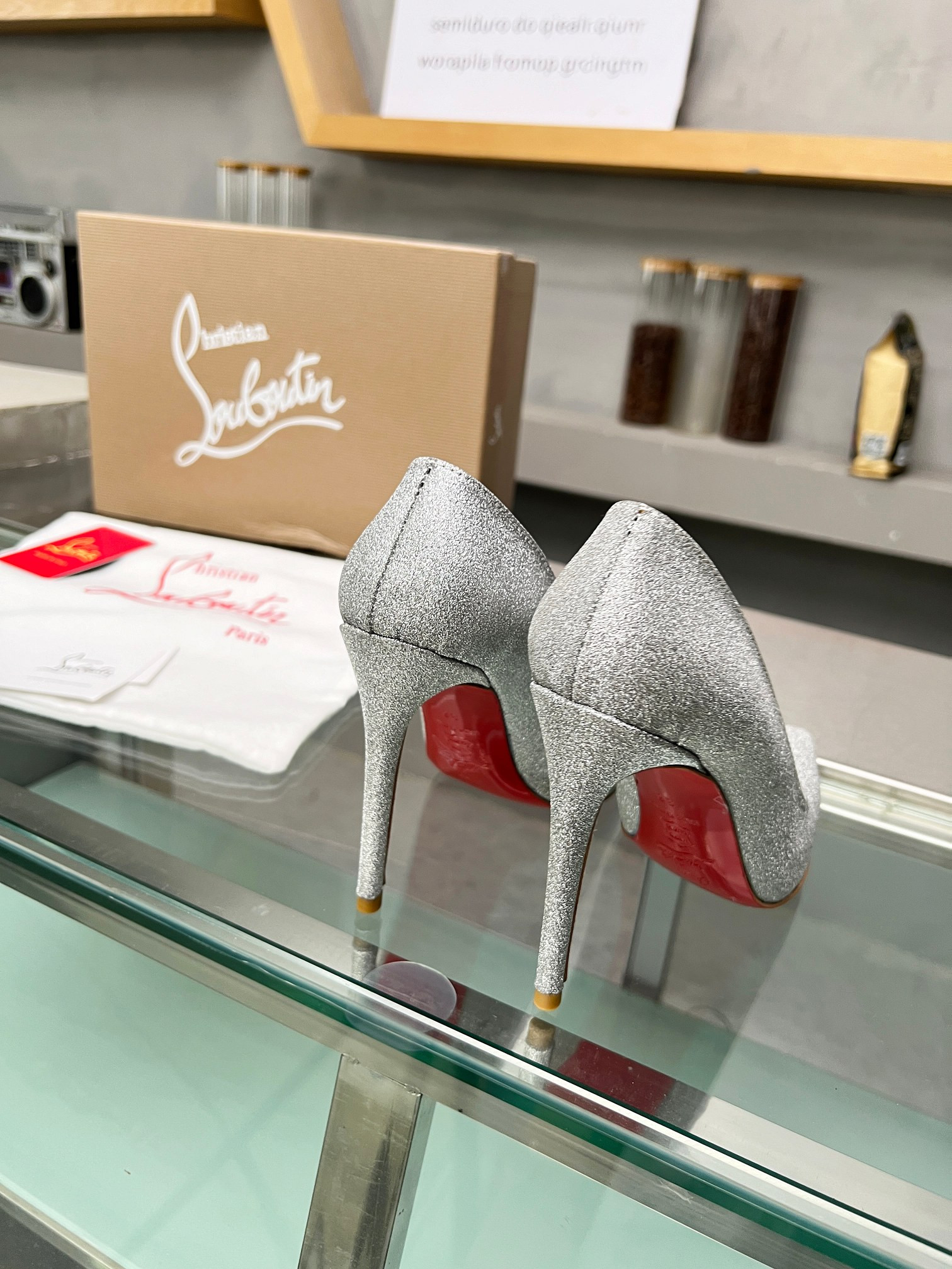 UA Christian Louboutin CL red-bottom shoes