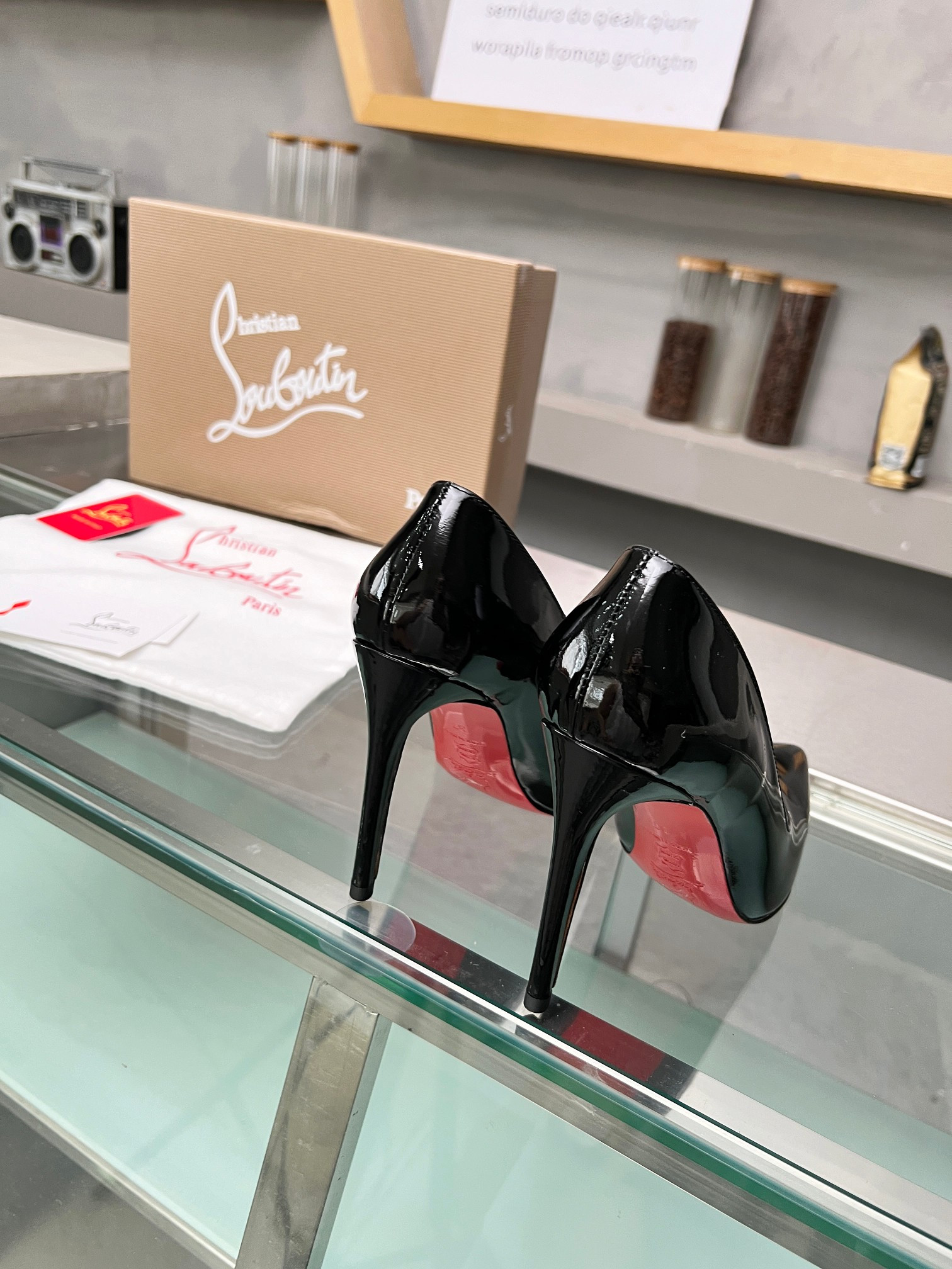 UA Christian Louboutin CL red-bottom shoes