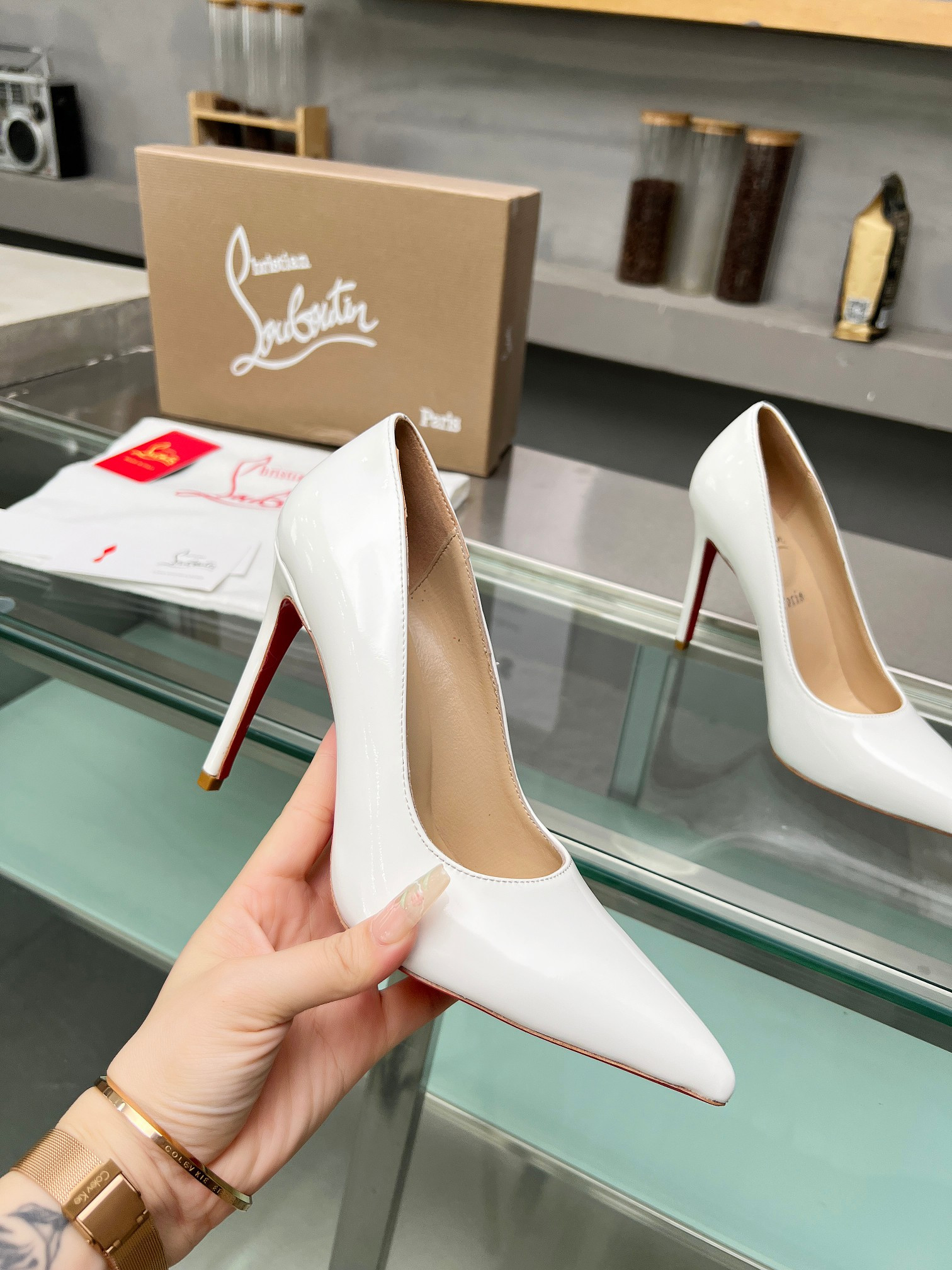 UA Christian Louboutin CL red-bottom shoes