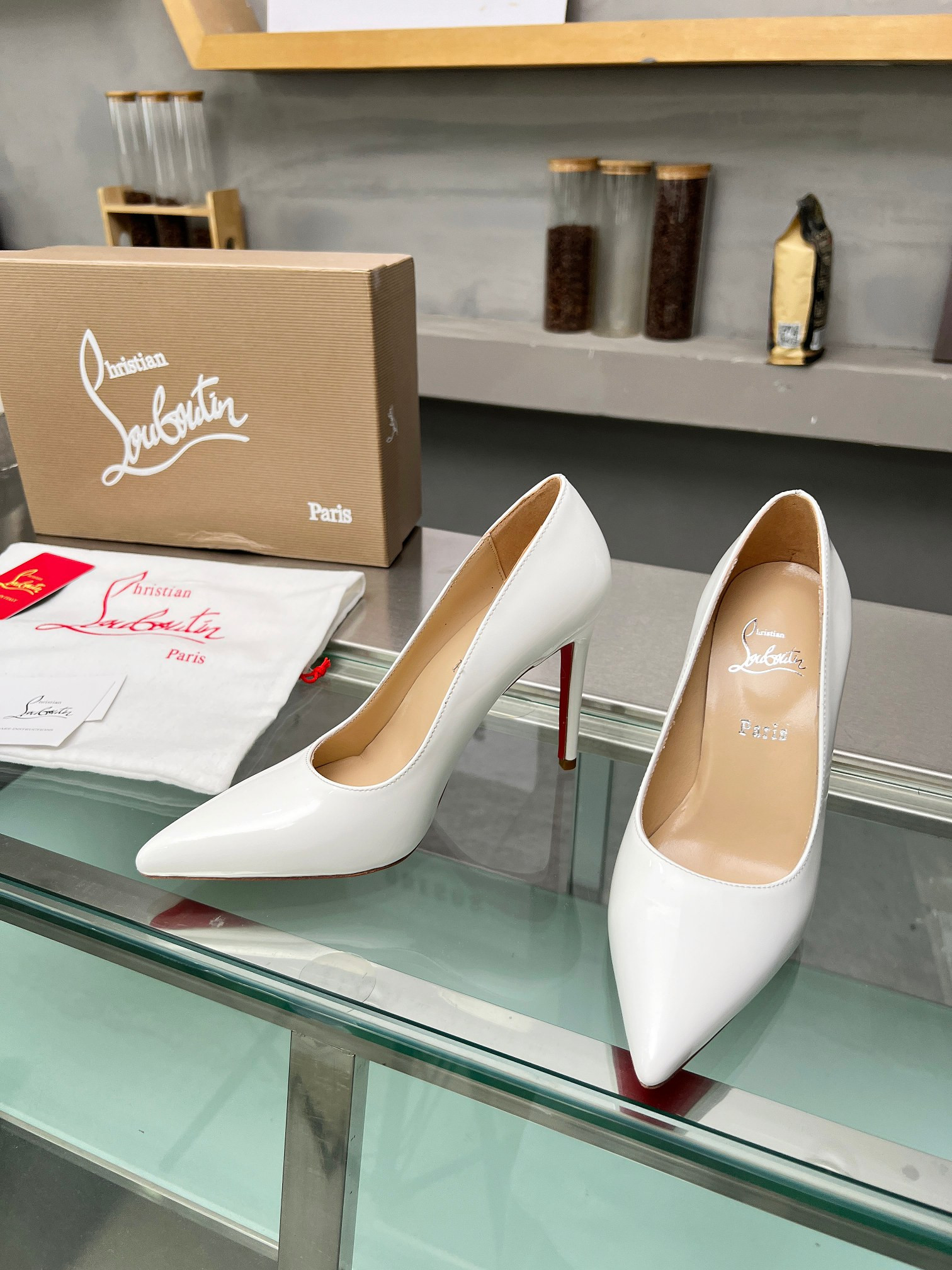 UA Christian Louboutin CL red-bottom shoes