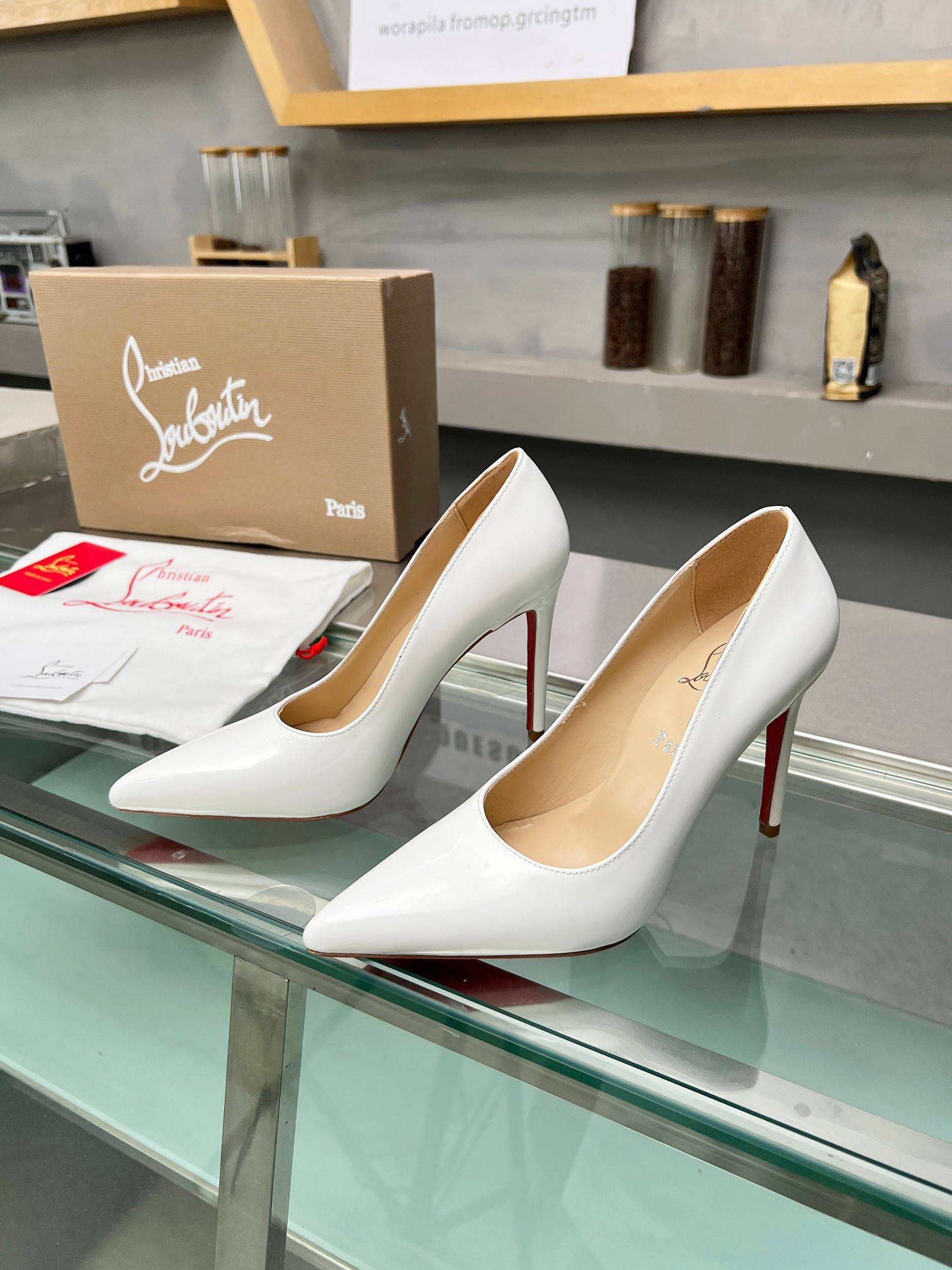UA Christian Louboutin CL red-bottom shoes