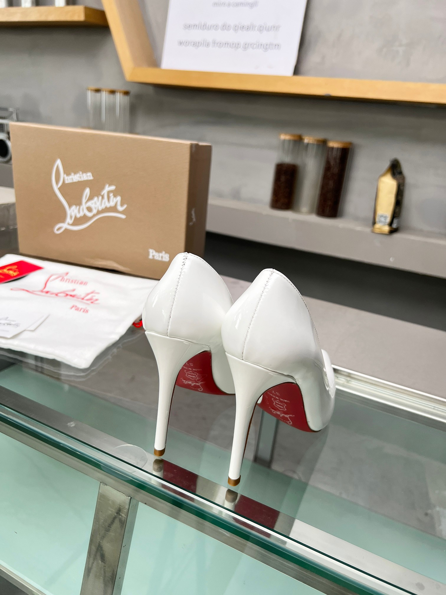 UA Christian Louboutin CL red-bottom shoes
