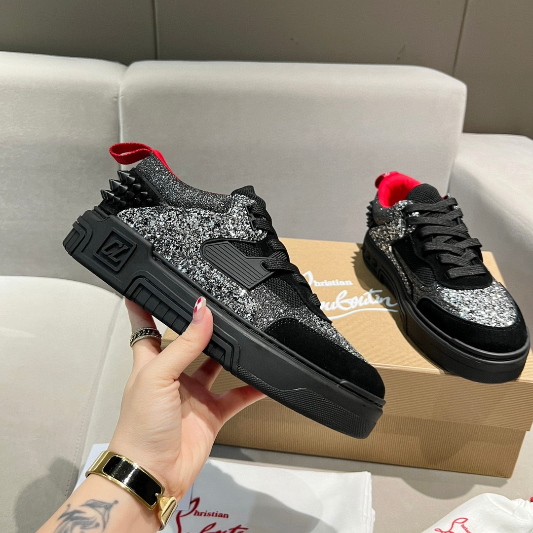 UA Christian Louboutin 2024 [New]ASTROLOUBI Unisex Thick-Soled Sneakers