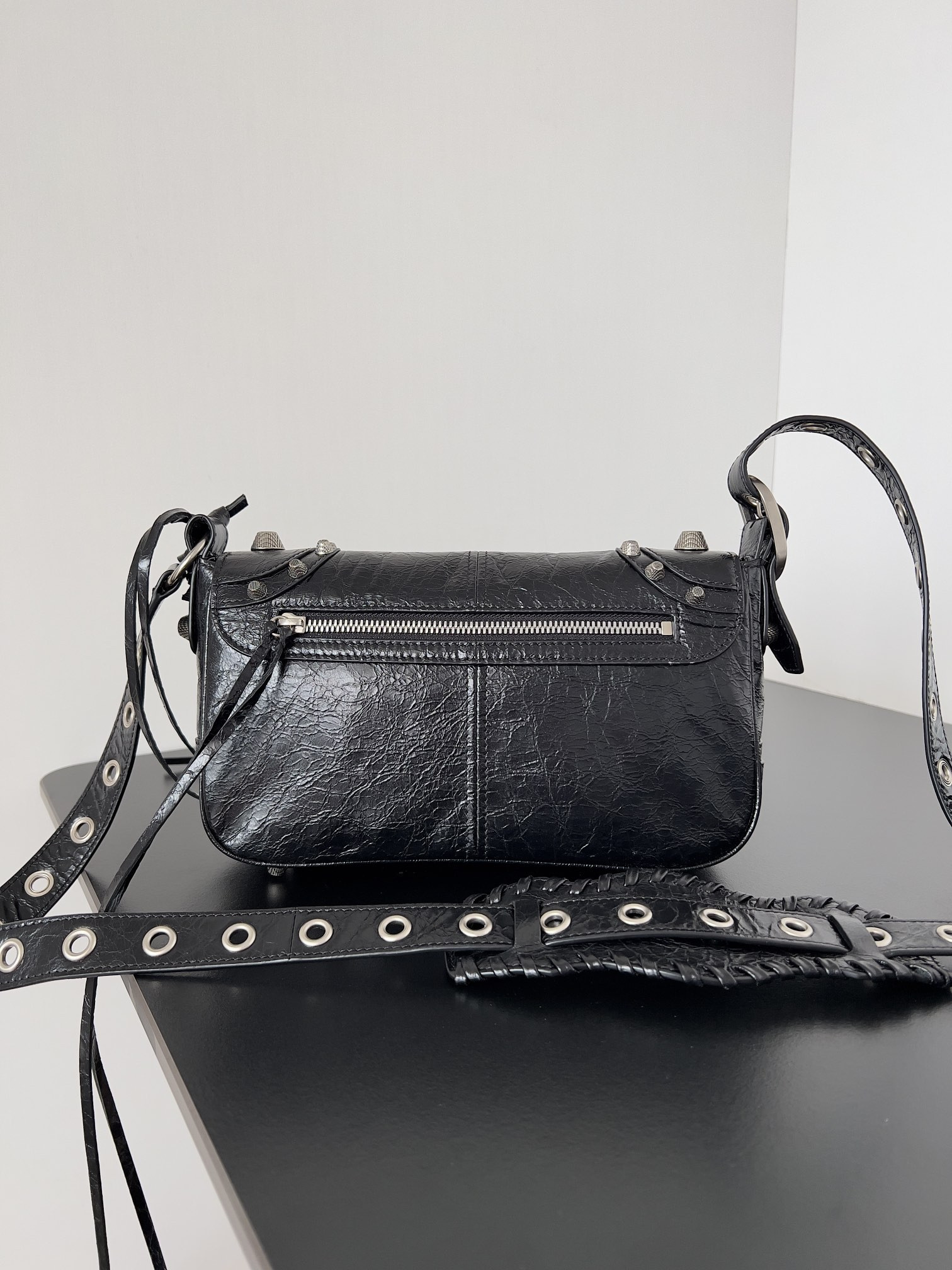 Balenciaga Le Cagole Mini Flap Bag in Black 20 x 14 x 5 cm