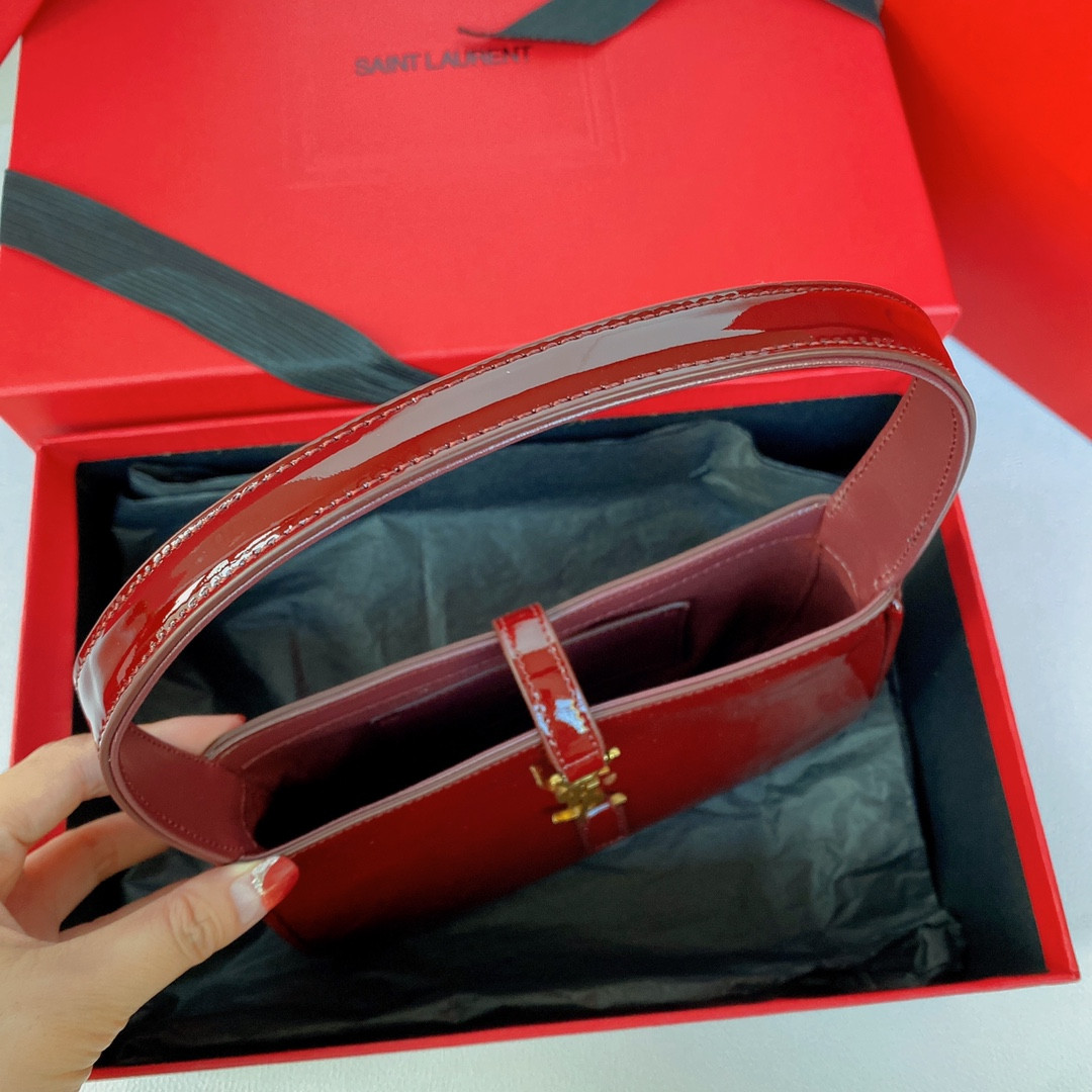 YSL LE 5 À 7 Mini (Patent Leather) 19 x 11.5 x 4.5 CM