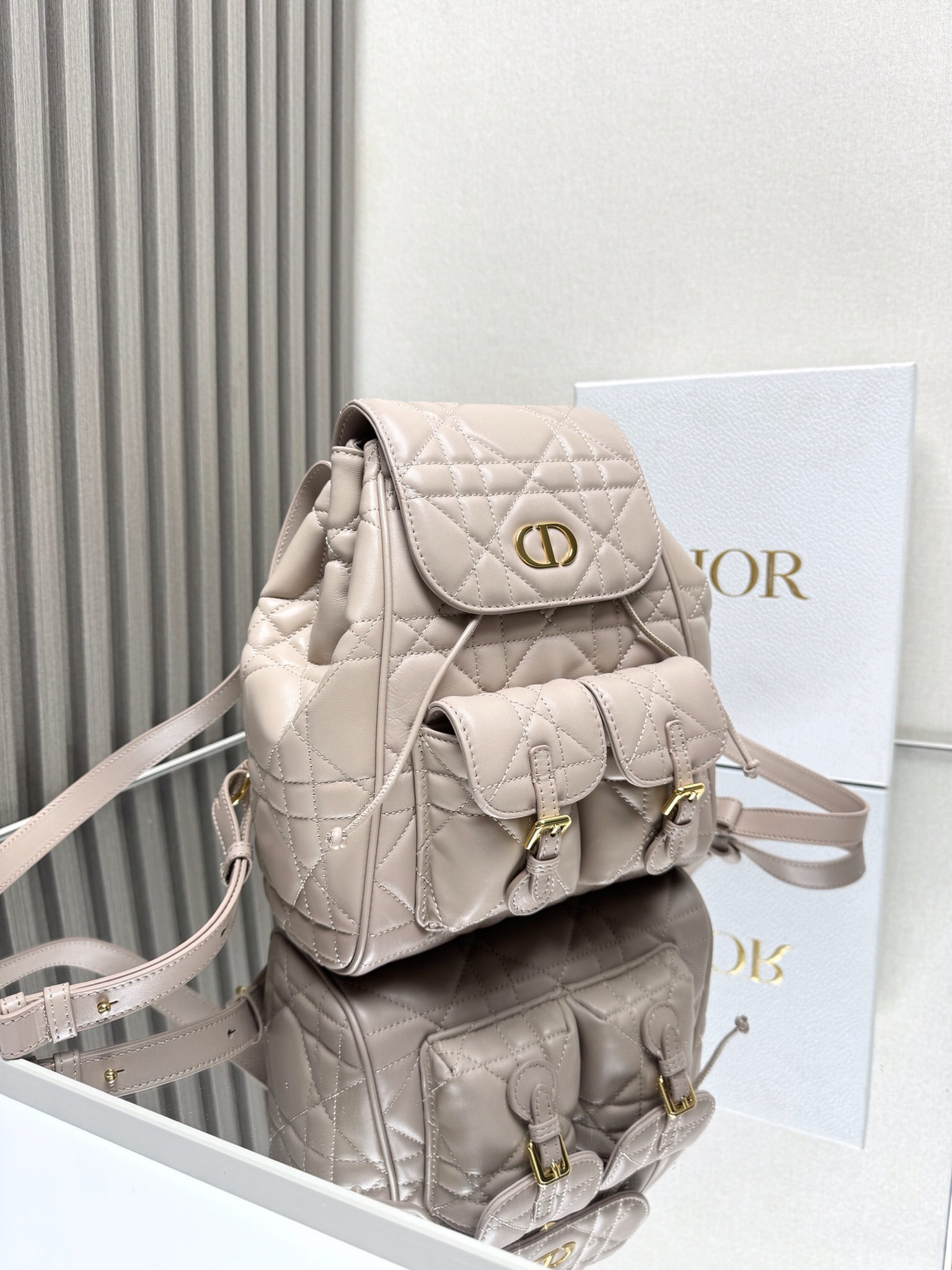 Dior Caro Backpack Medium 23 x 26.7 x 12.5 cm