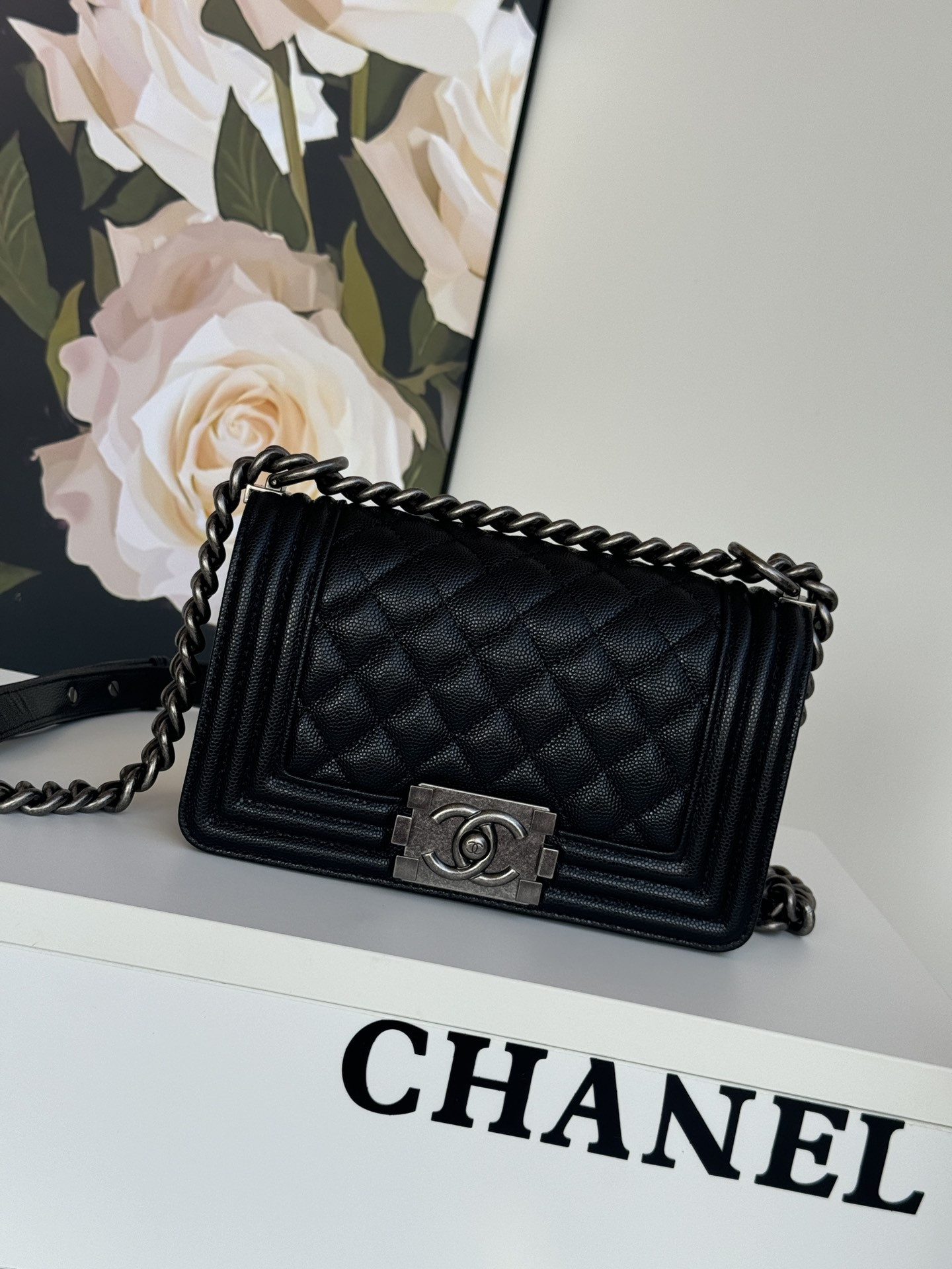 CHANEL  Leboy  14.5x 20x 8.4cm