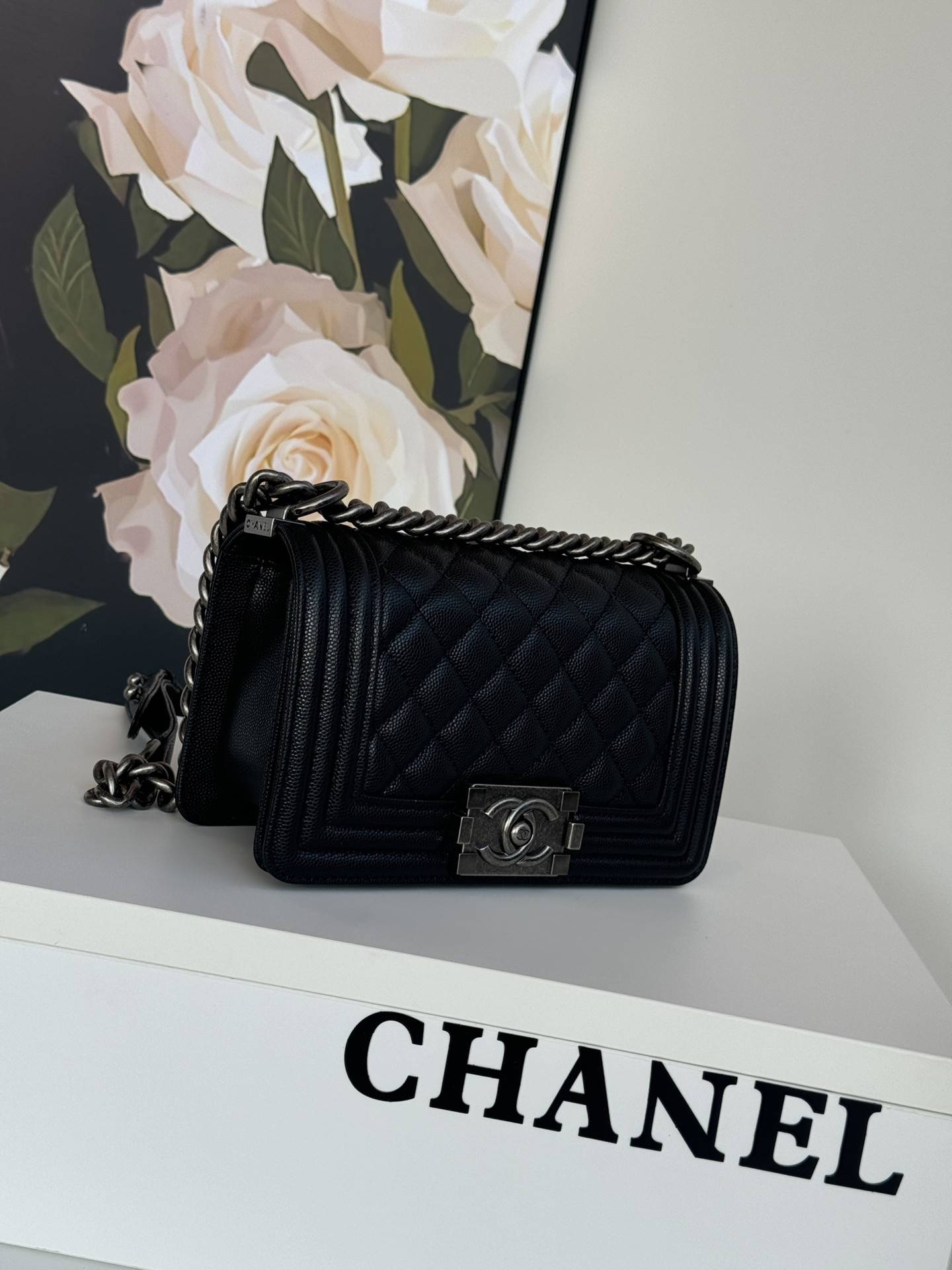 CHANEL  Leboy  14.5x 20x 8.4cm