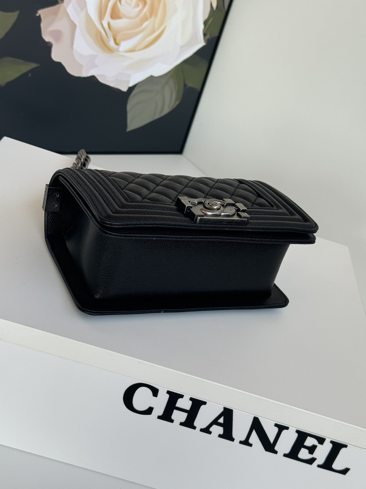 CHANEL  Leboy  14.5x 20x 8.4cm