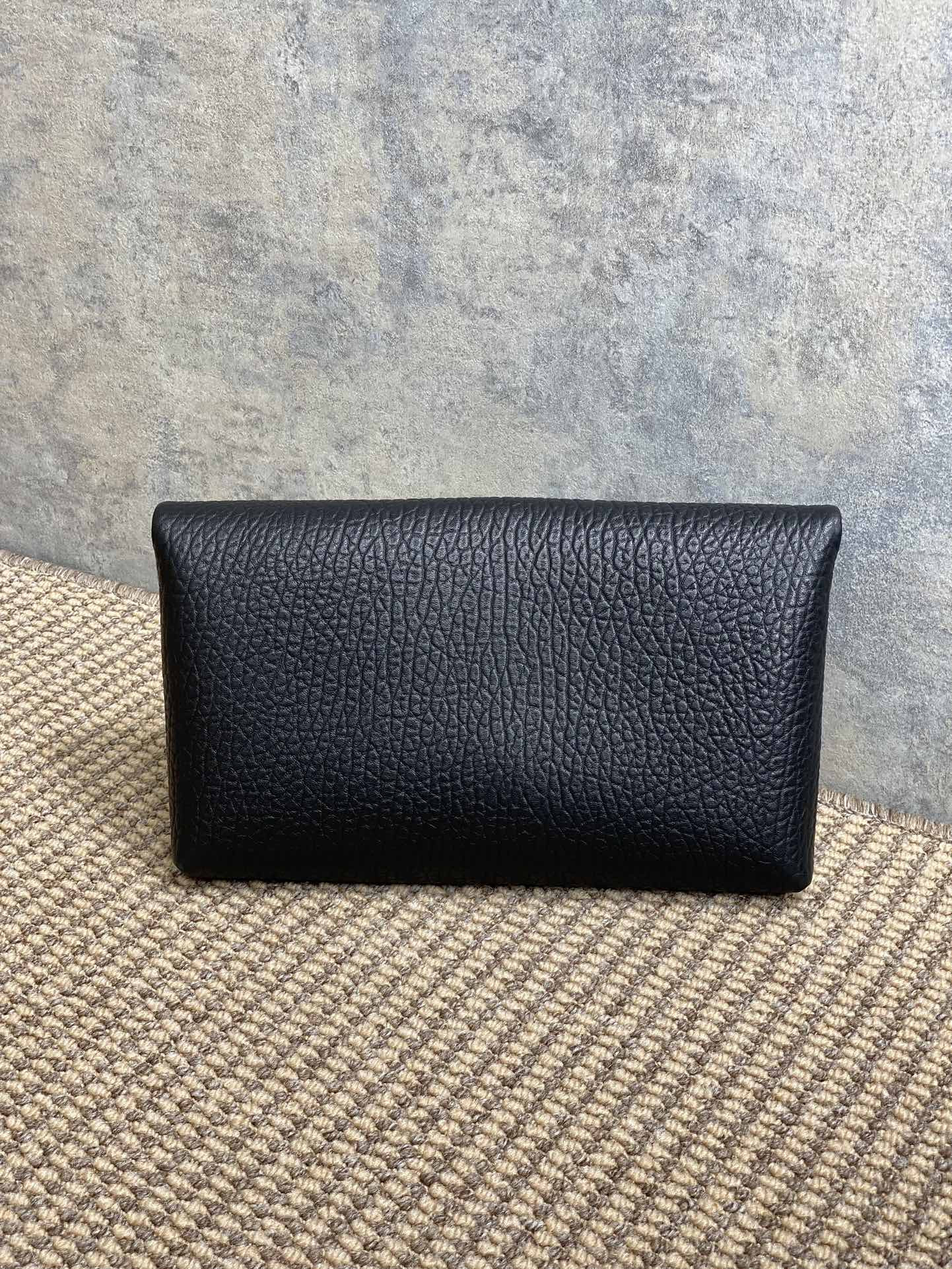 YSL CASSANDRE large envelope pouch in lambskin 29.5x18x4.5cm